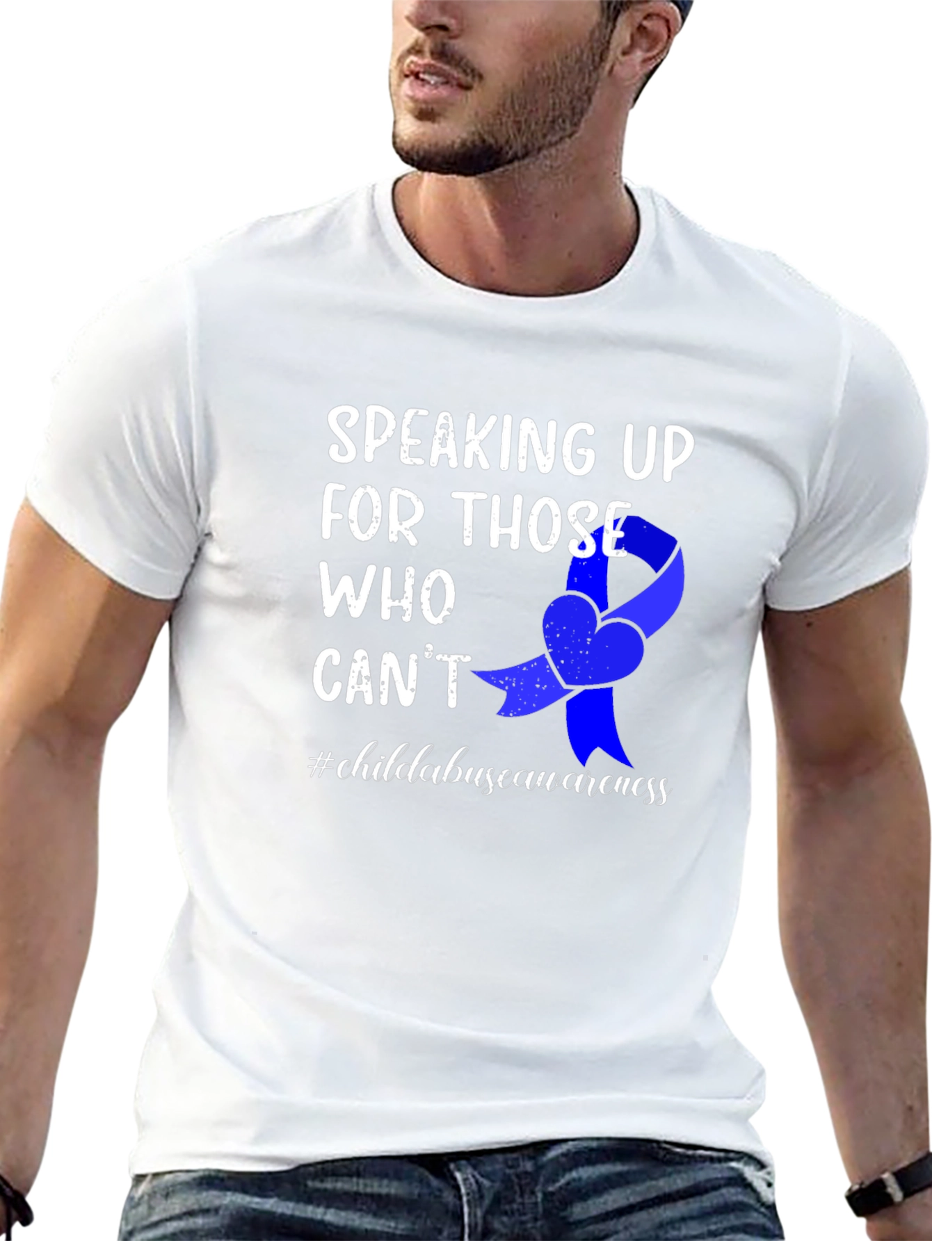 Child Abuse Awareness Ribbon T-Shirt
