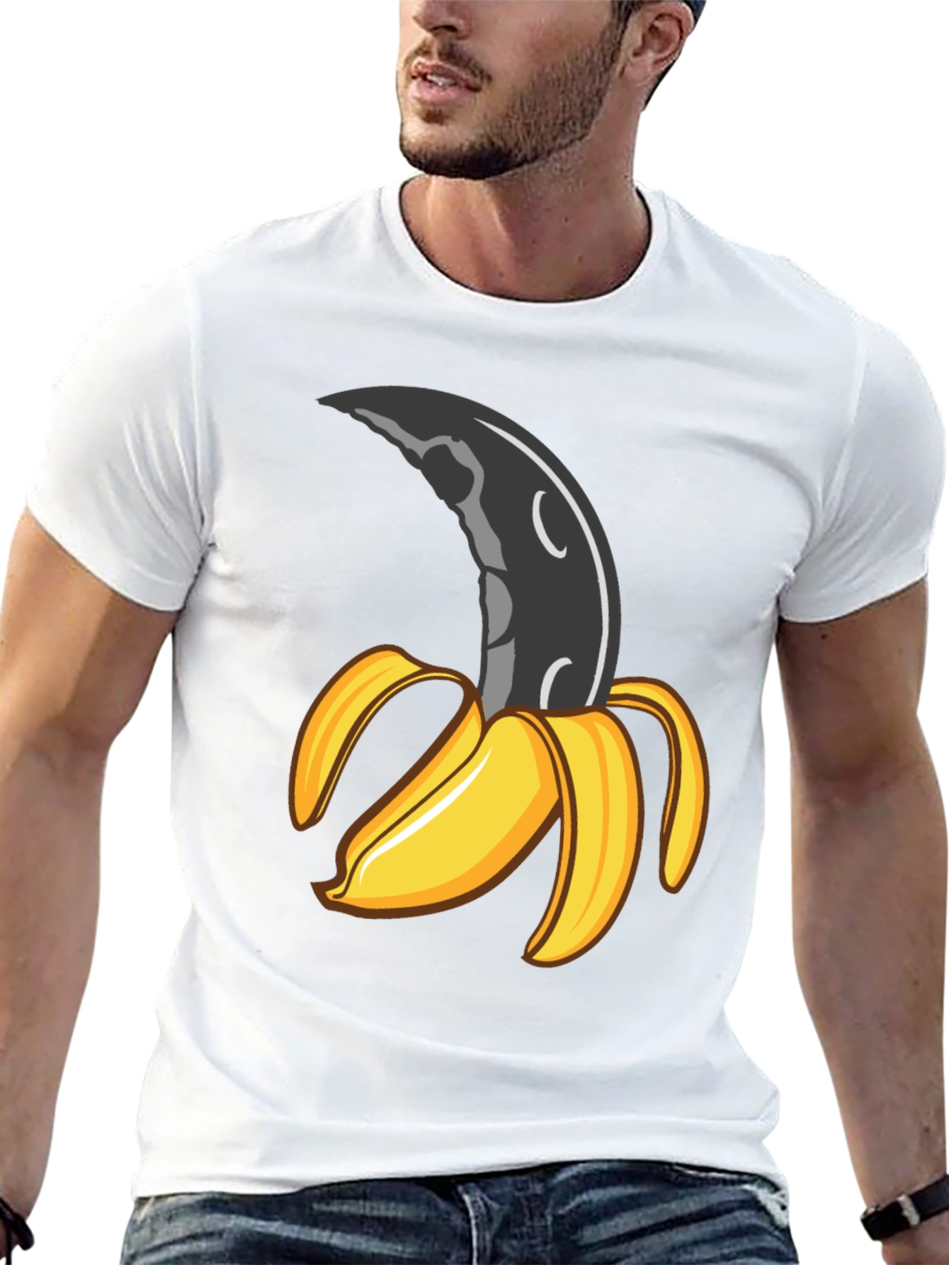 Banana Moon Graphic Tee - Novelty T-Shirt