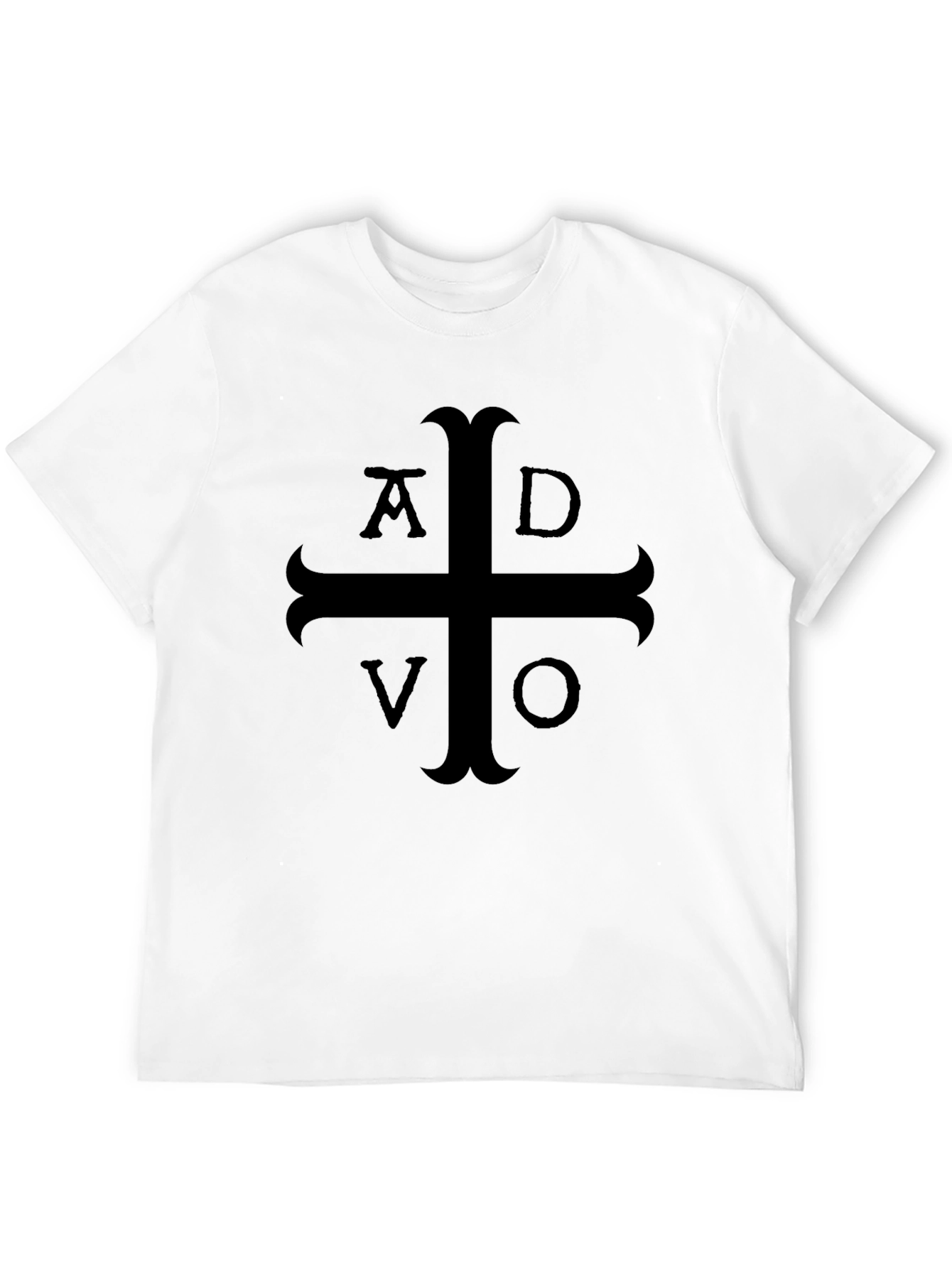 ADVO Cross Graphic T-Shirt - Classic Black Tee