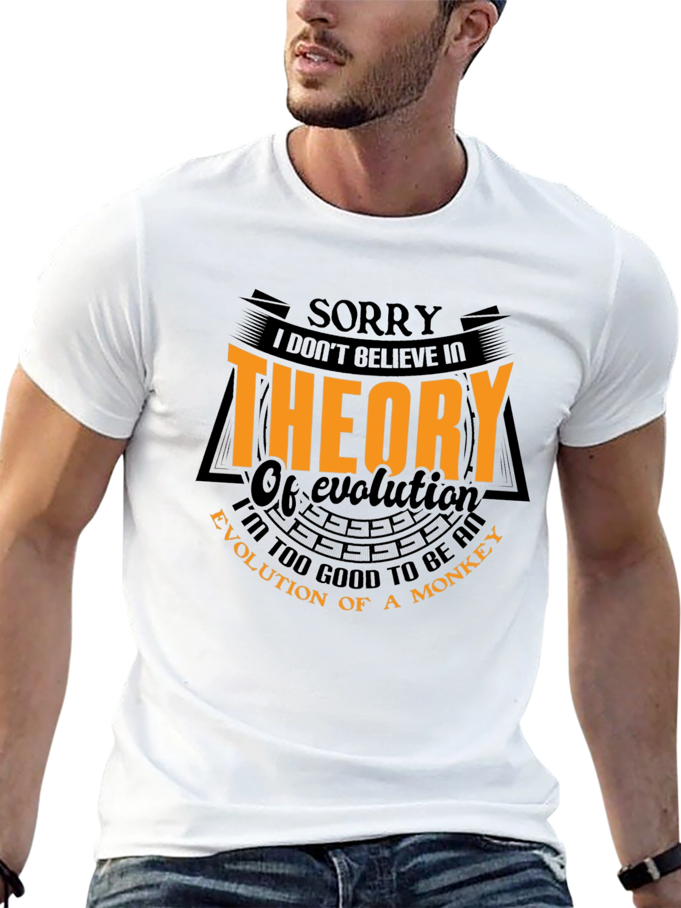 Funny Evolution Theory Graphic Tee