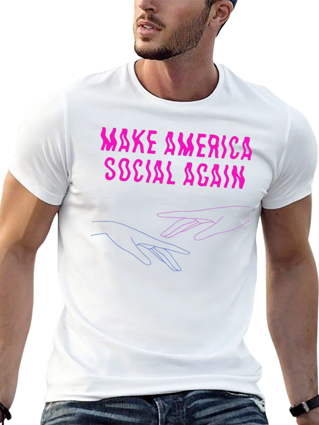 Make America Social Again Graphic T-Shirt