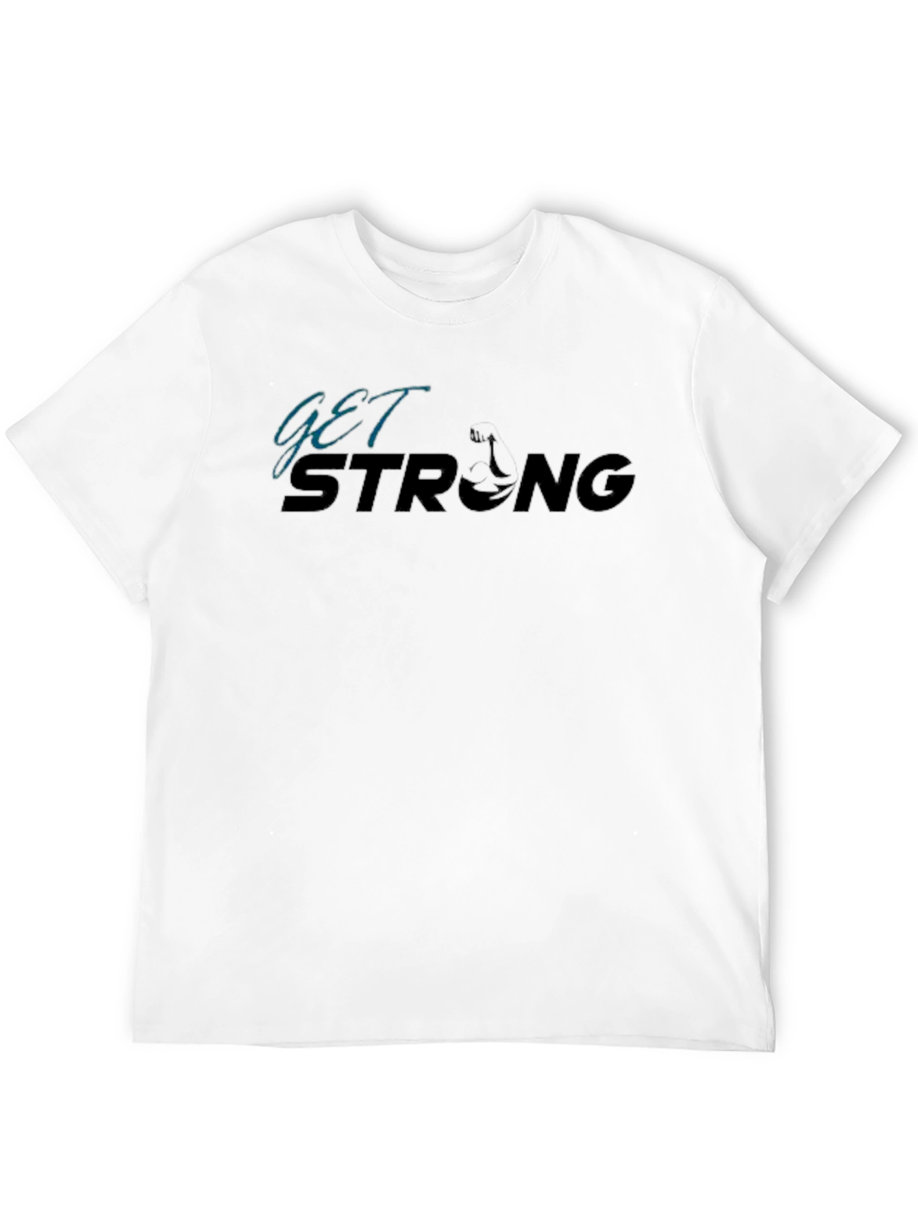 Get Strong Graphic T-Shirt - Black