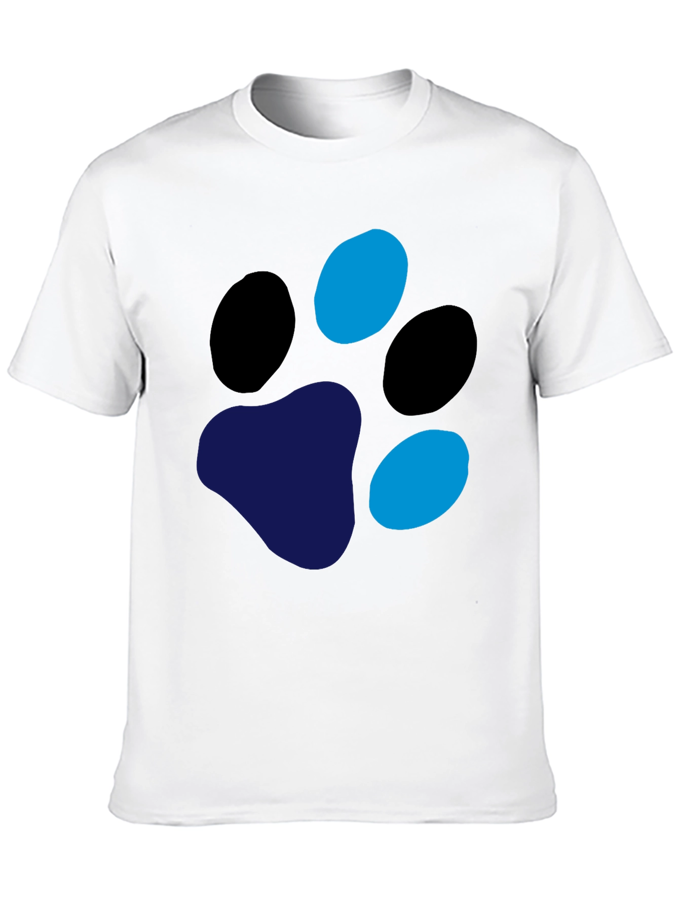 Funky Paw Print Graphic Tee
