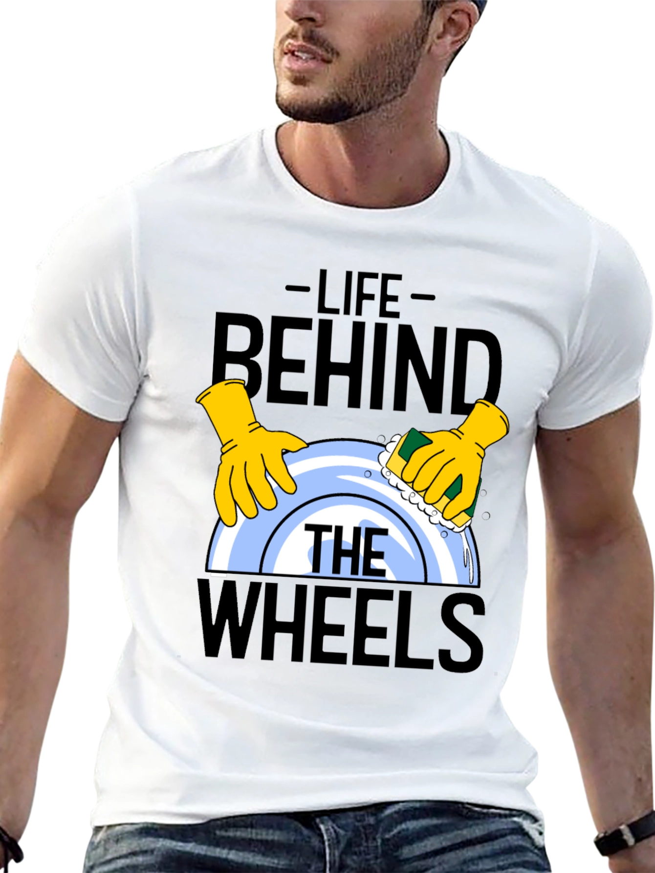 Life Behind The Wheels Graphic T-Shirt