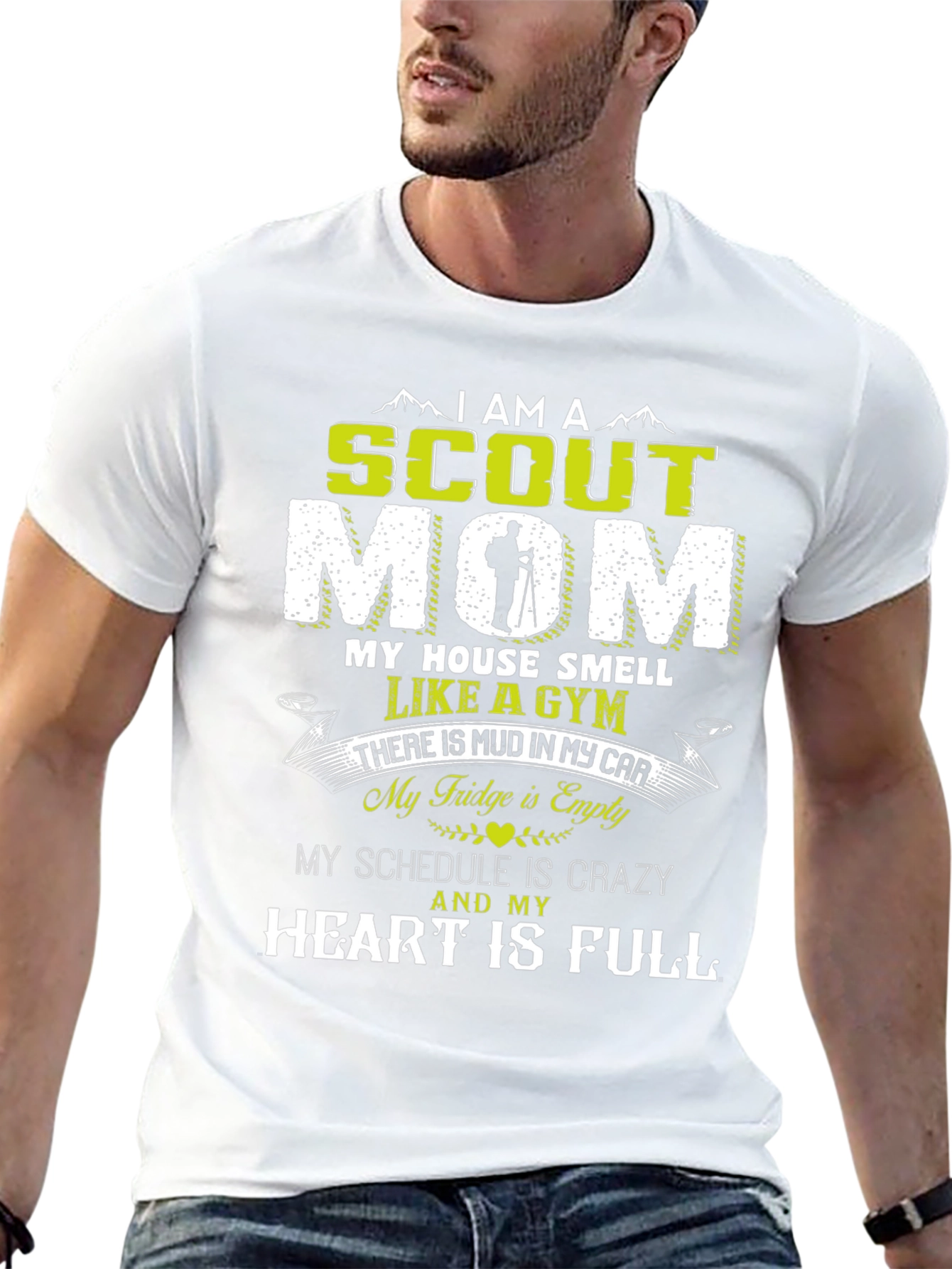 Scout Mom T-Shirt - Crazy Schedule Full Heart