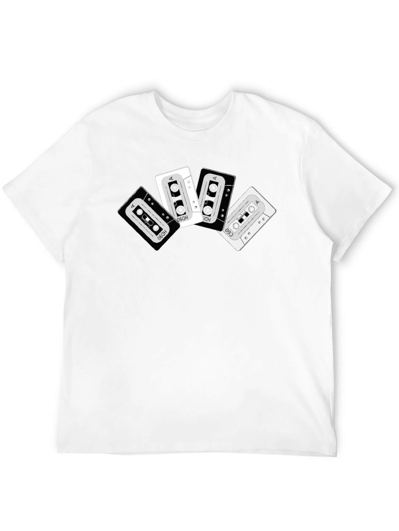Retro Cassette Tape Graphic T-Shirt