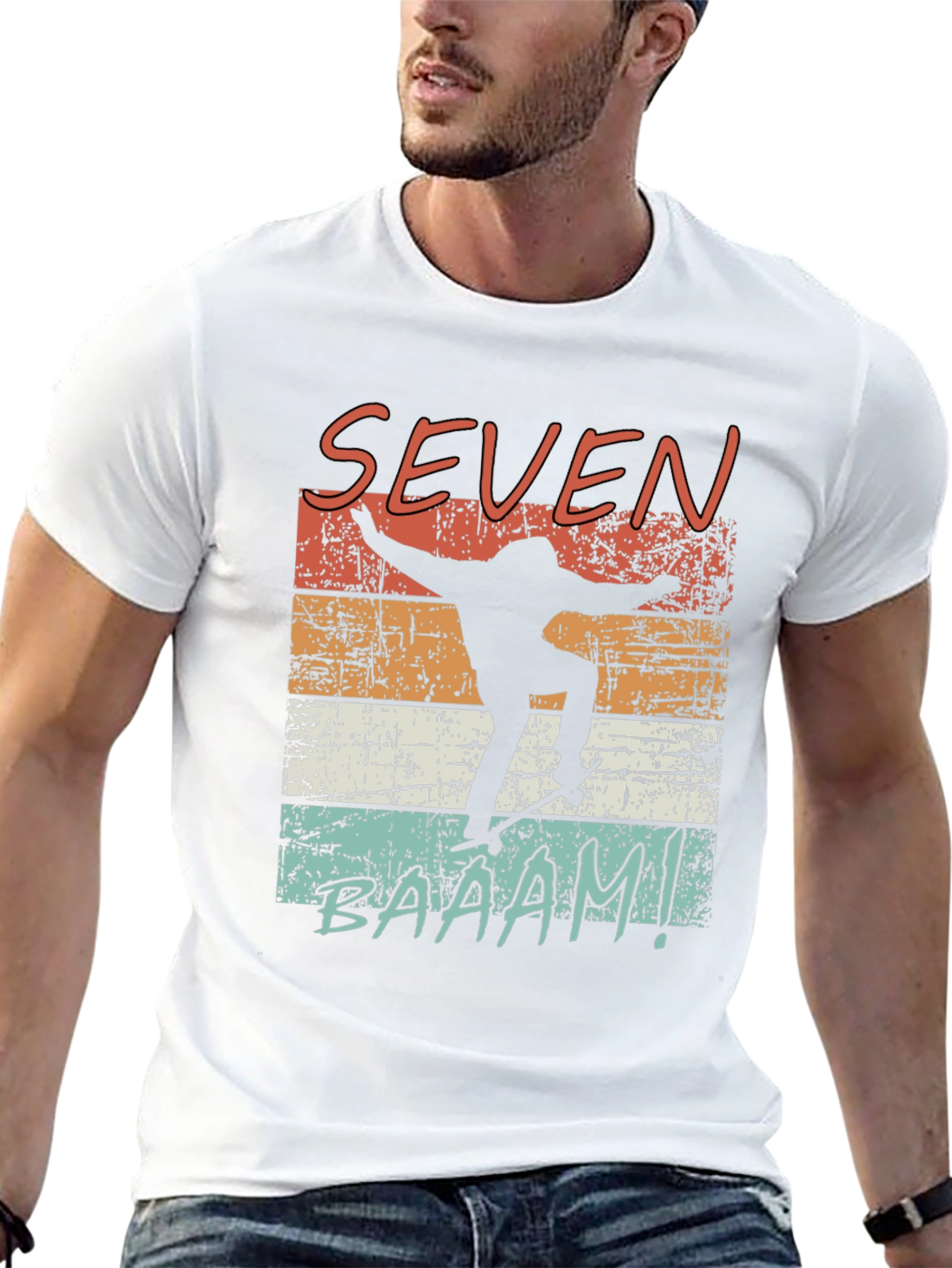 Seven Baaam! Skateboard T-Shirt