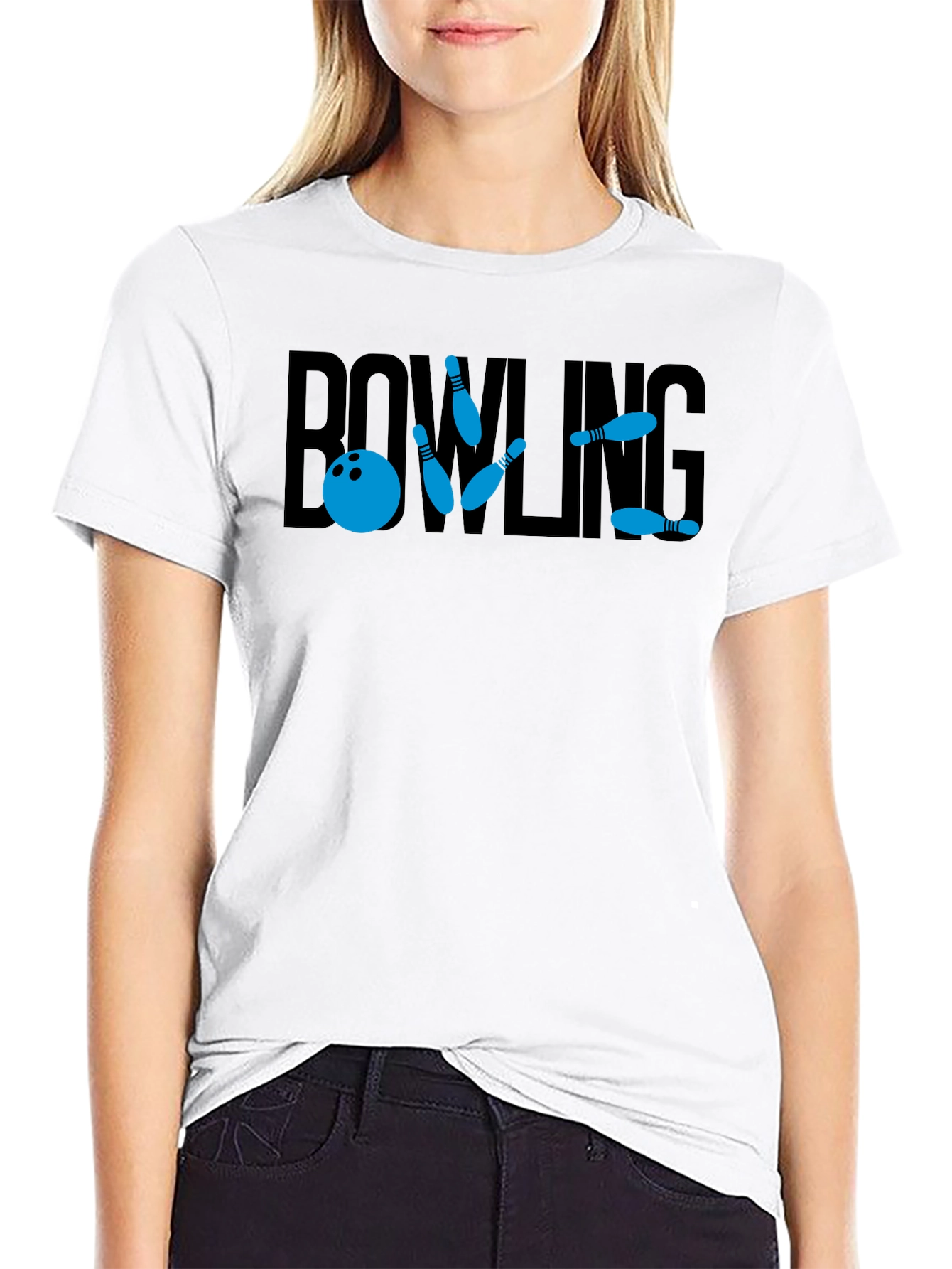 Bowling Graphic Tee - Stylish & Comfortable