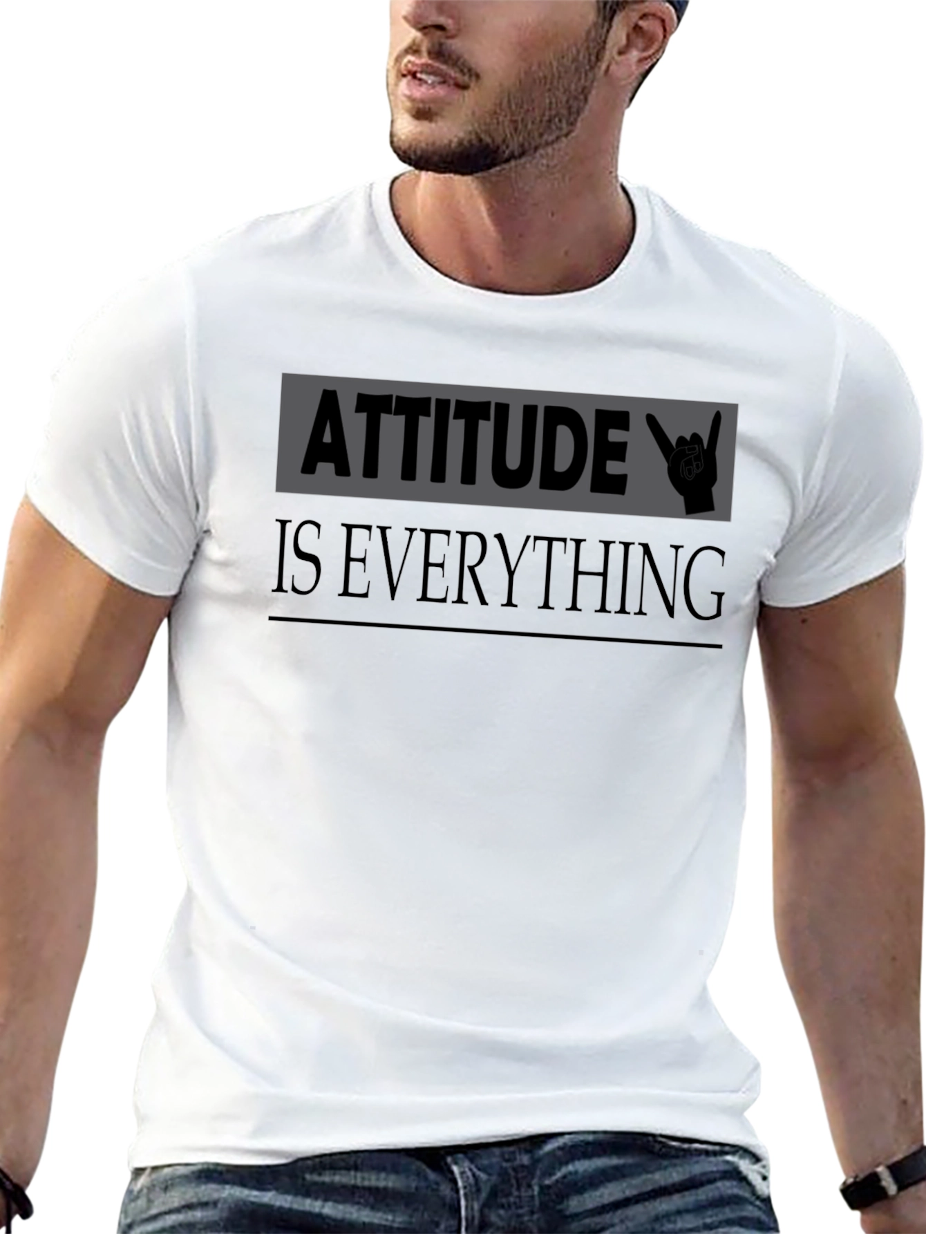 Attitude is Everything Graphic T-Shirt