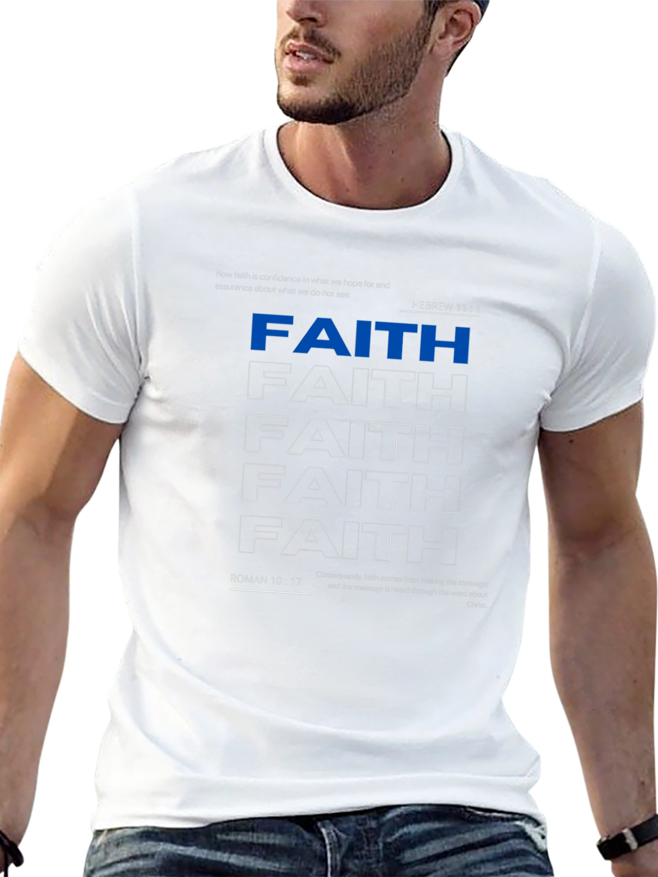 Faith Graphic Tee - Christian Scripture Shirt