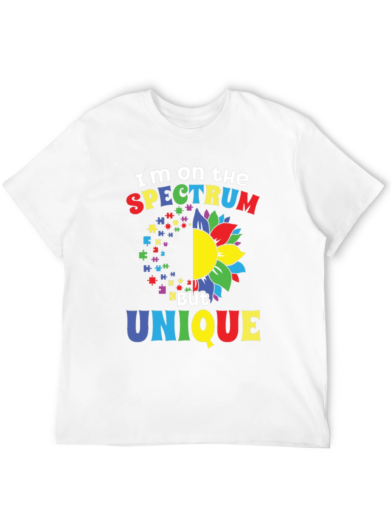 Spectrum Unique T-Shirt - Autism Awareness Design