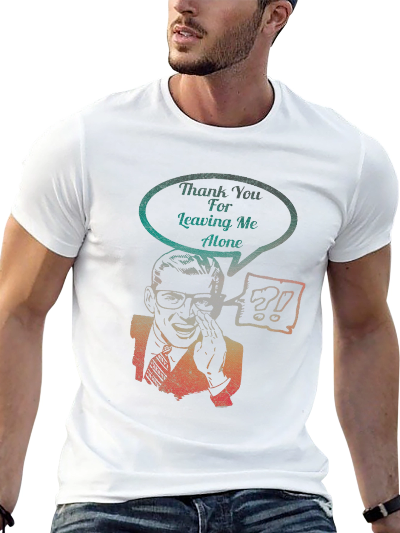 Sarcastic Graphic Tee - Leaving Me Alone