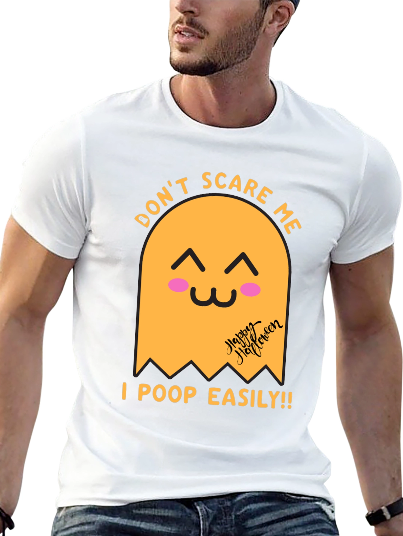Funny Halloween Ghost T-Shirt