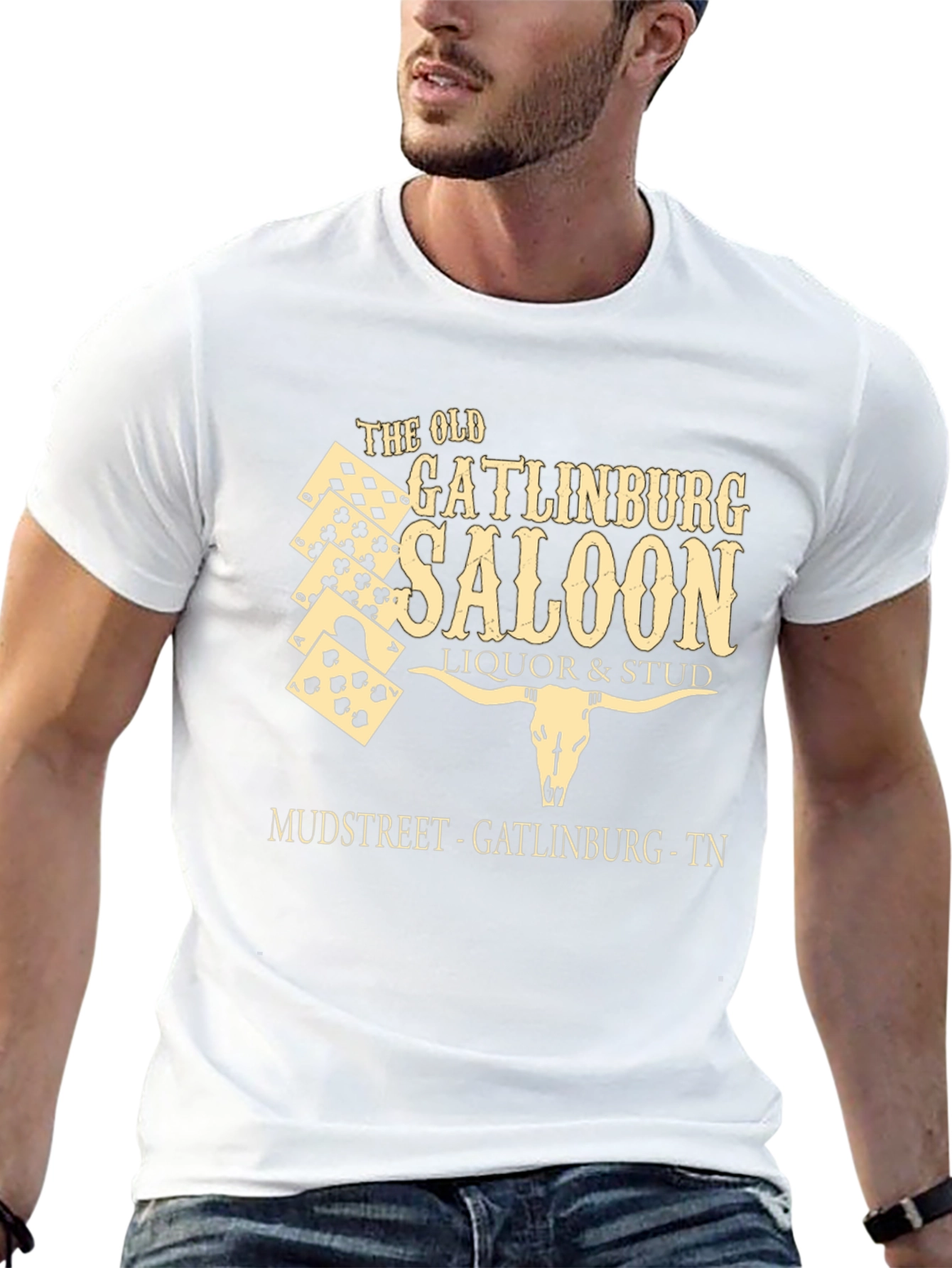 Old Gatlinburg Saloon Black Graphic Tee