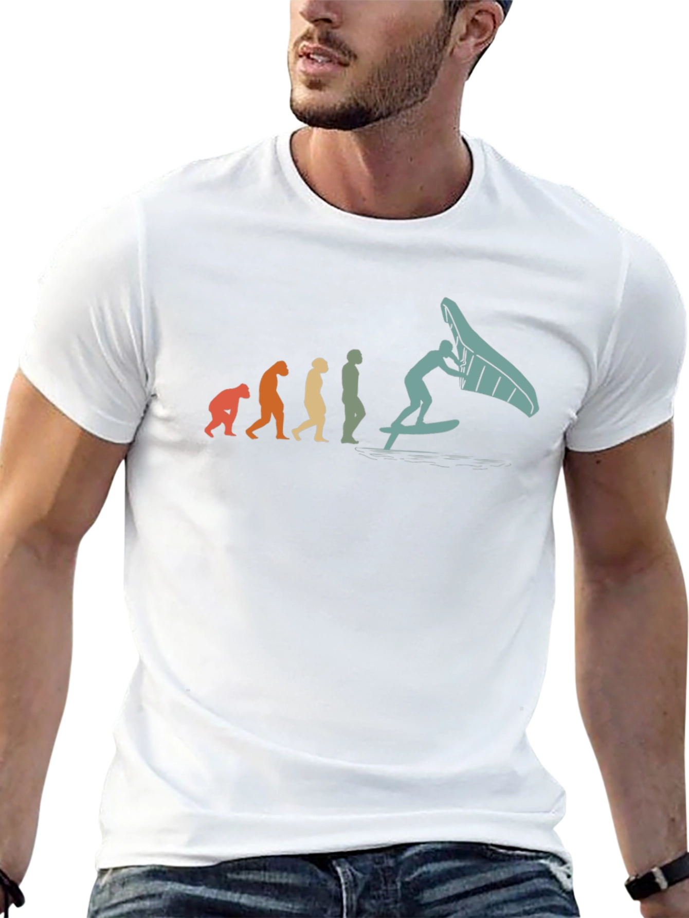 Evolution of Windsurfing T-Shirt