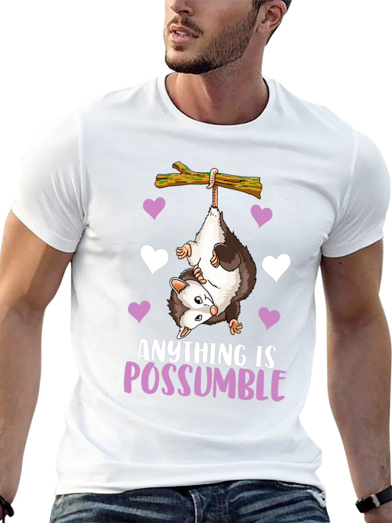 Anything is Possumble Funny Opossum T-Shirt
