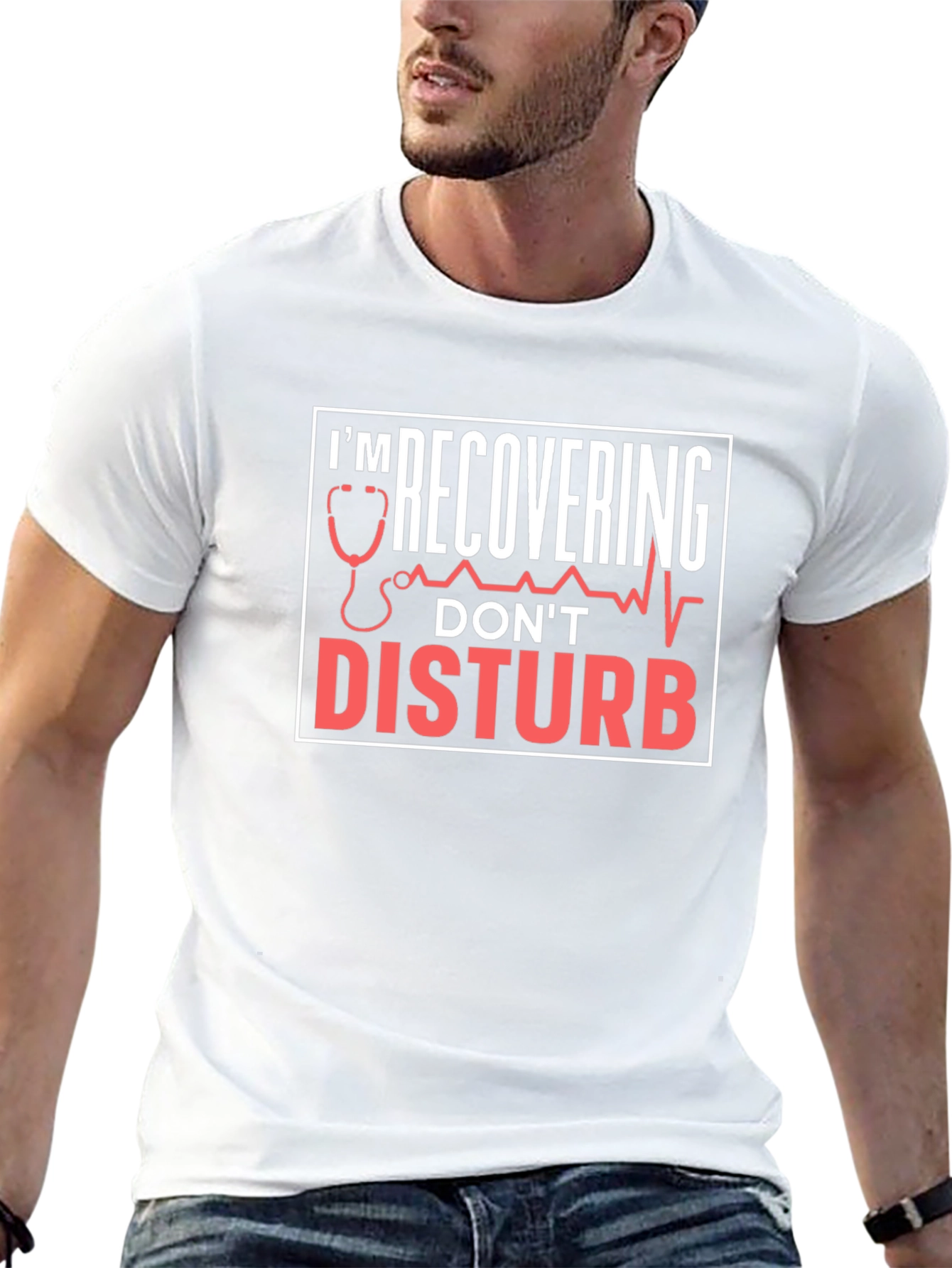 Recovering Dont Disturb Graphic Tee