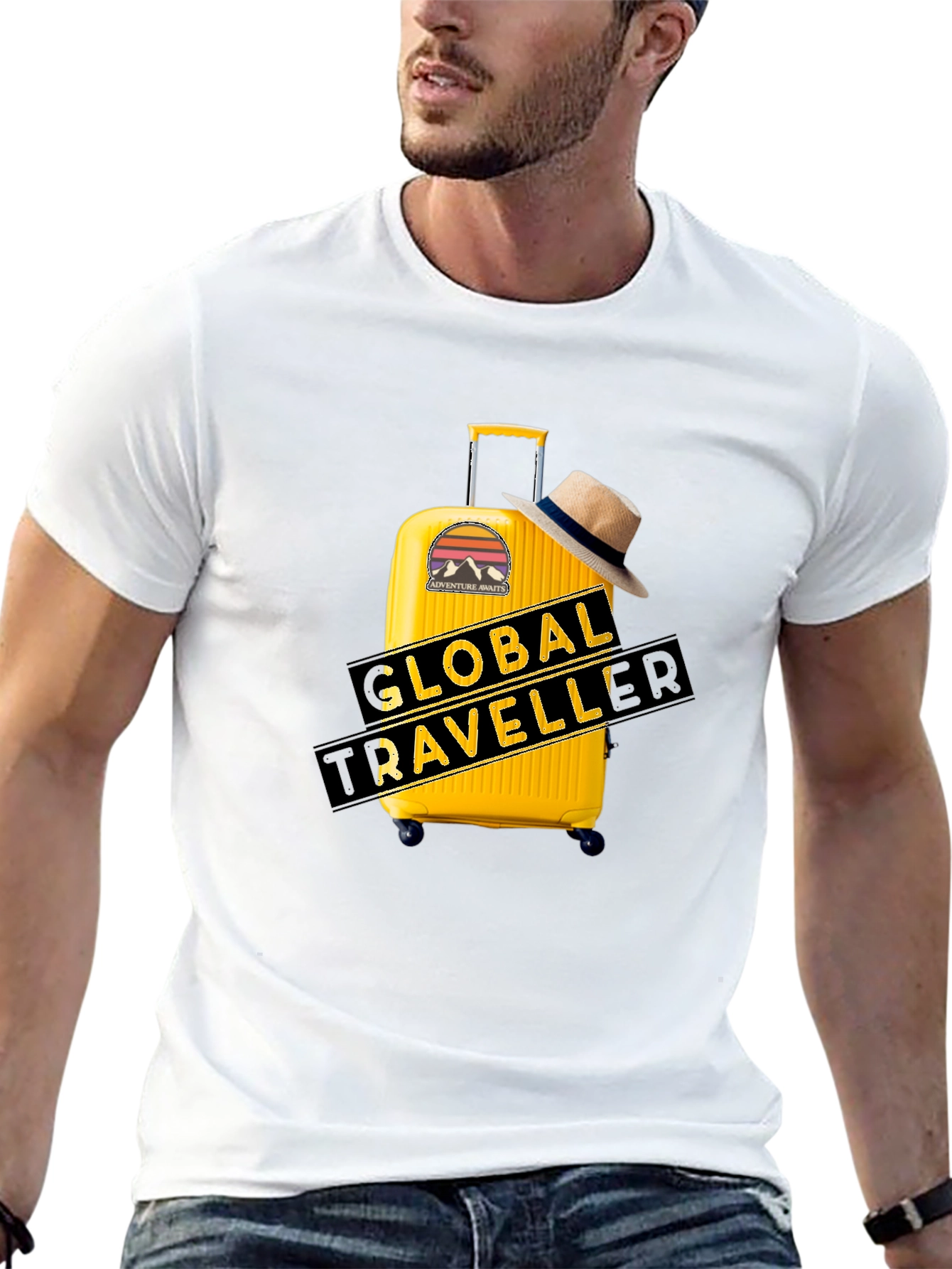 Global Traveller Black T-Shirt