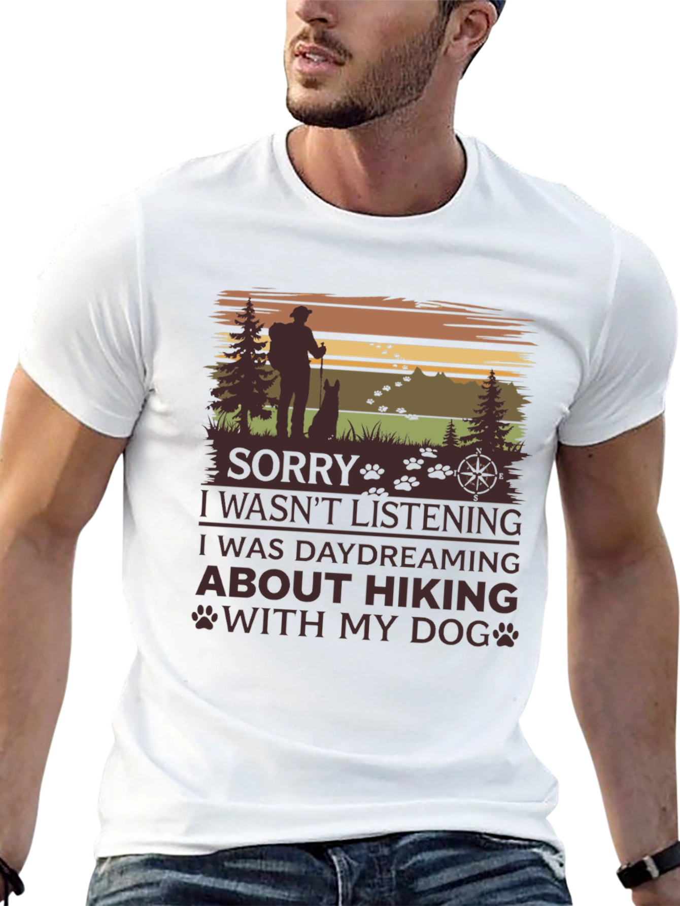 Hiking with Dog T-Shirt