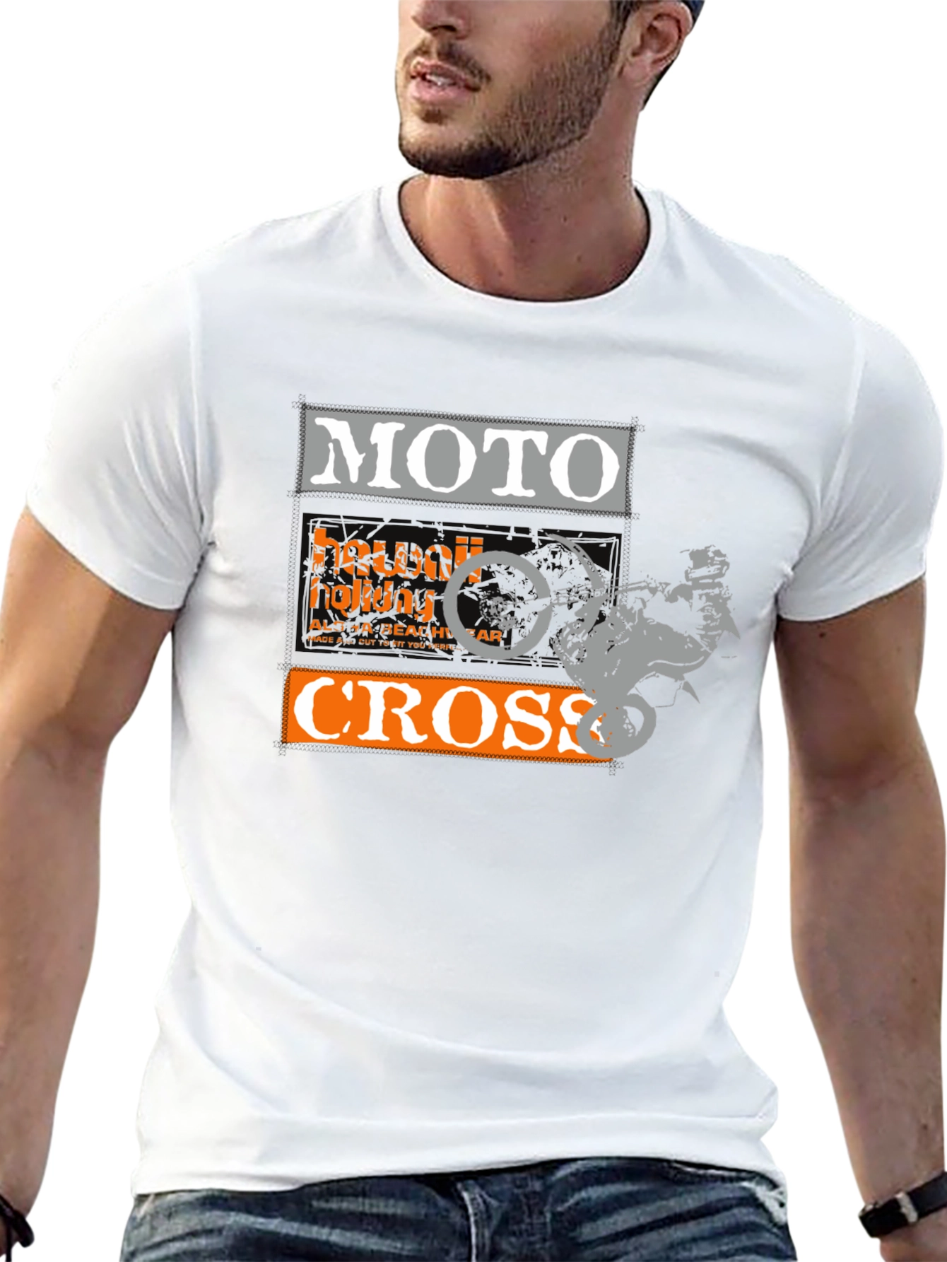 MotoCross Graphic T-Shirt - Rider Design
