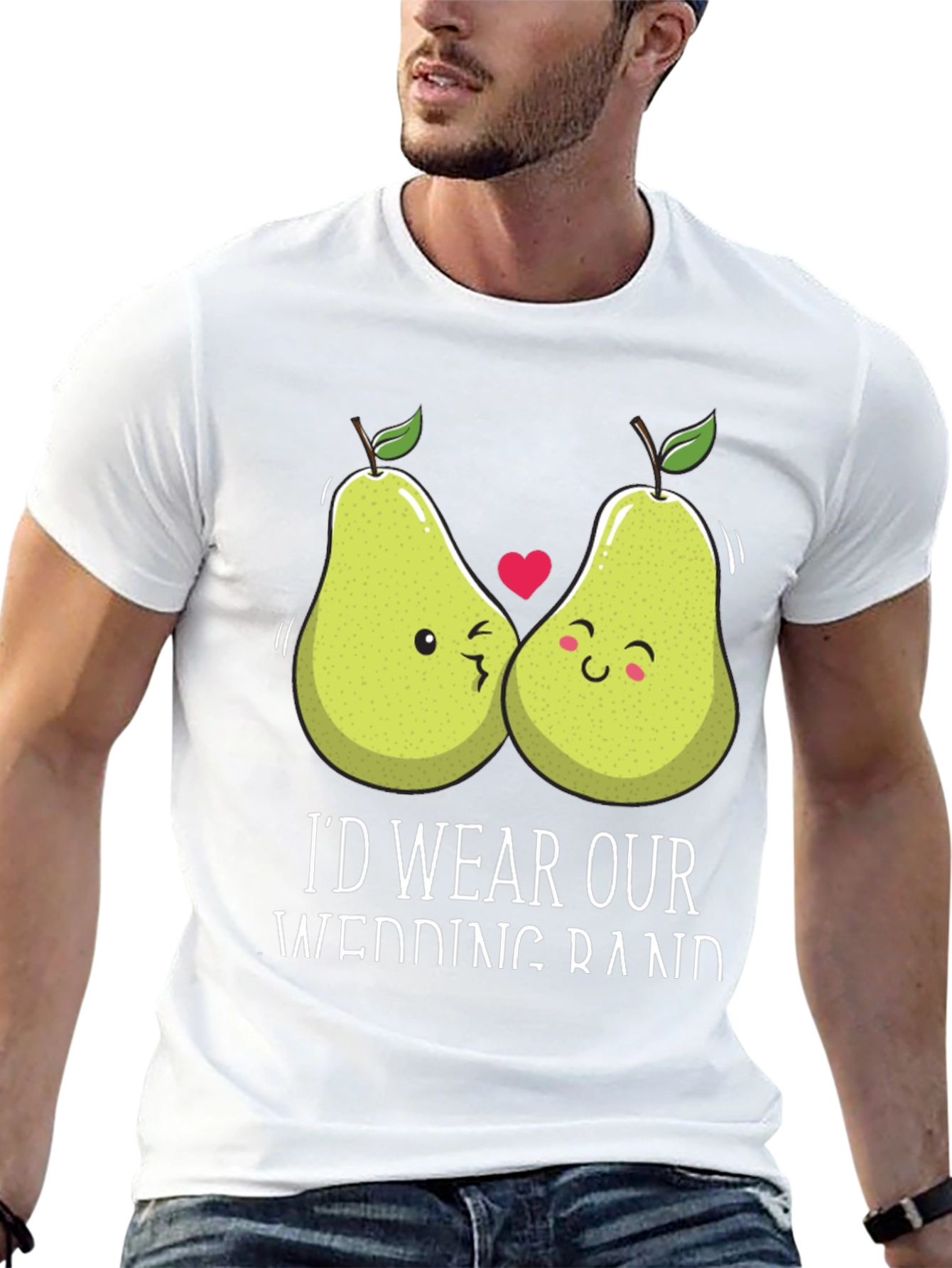 Cute Pear Wedding T-Shirt