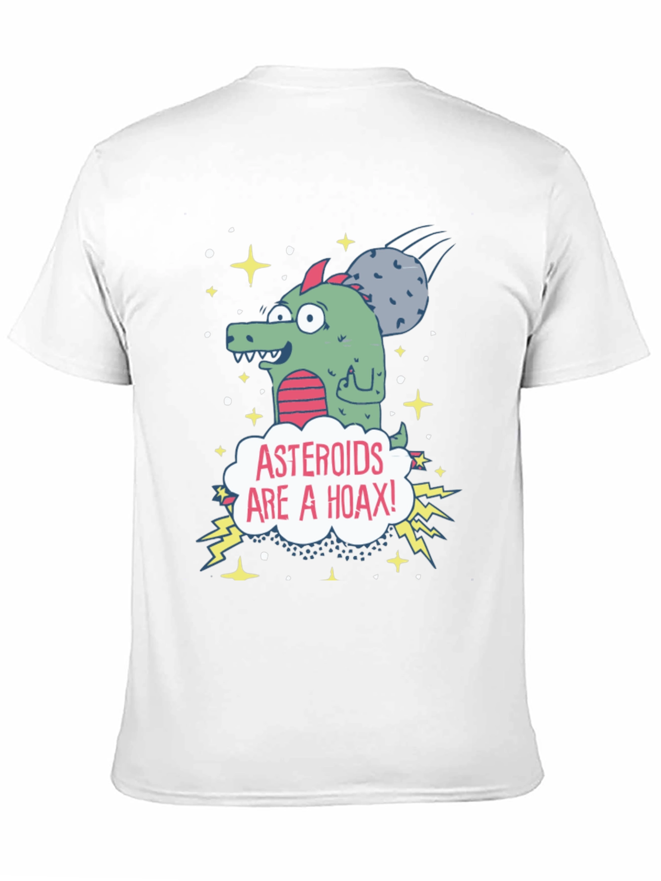 Asteroids are a Hoax Graphic Tee - Conspiracy T-Shirt