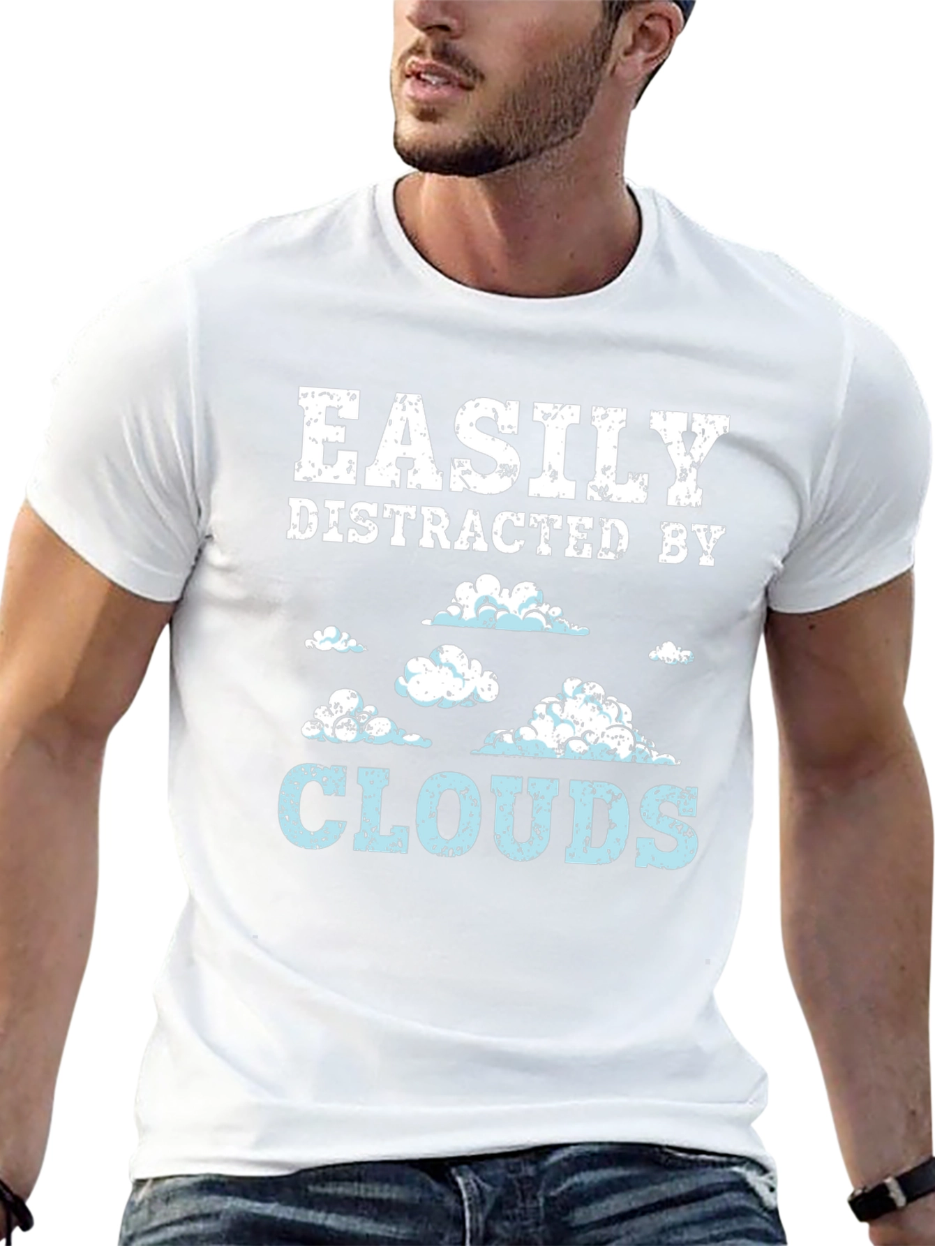 Easily Distracted By Clouds T-Shirt
