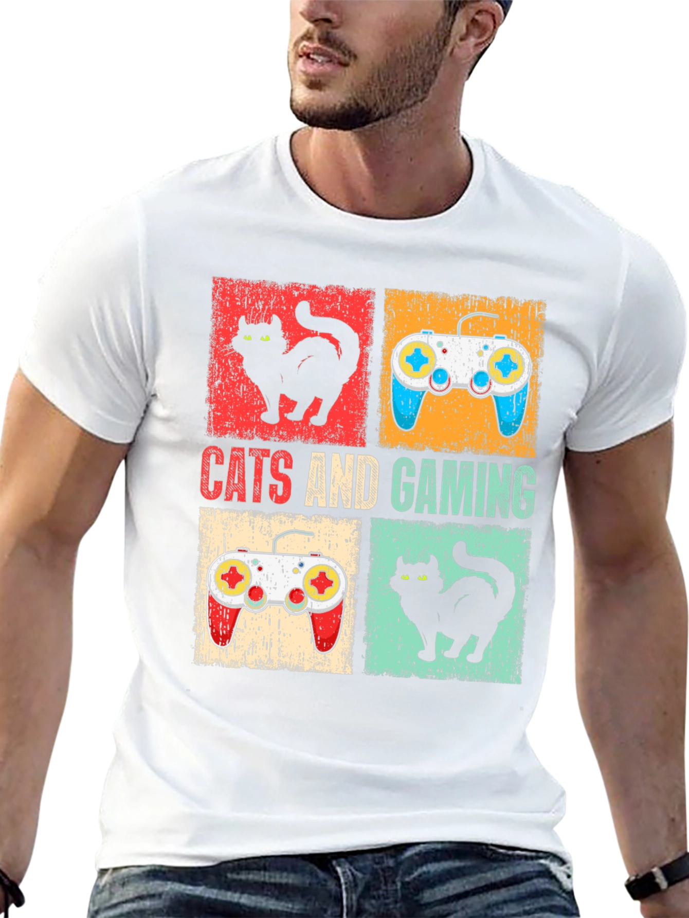 Cats and Gaming T-Shirt