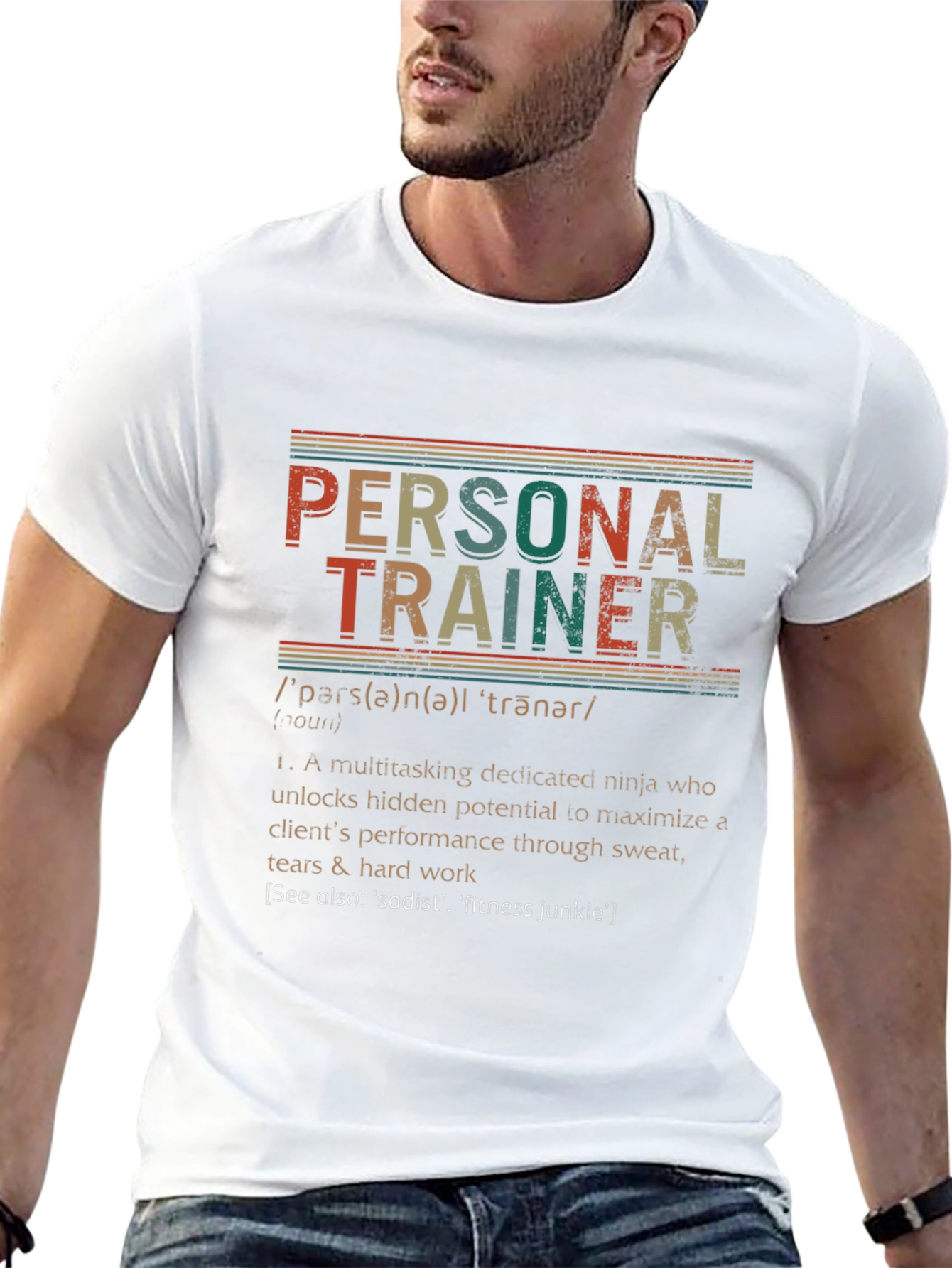 Personal Trainer Definition T-Shirt - Workout Gift