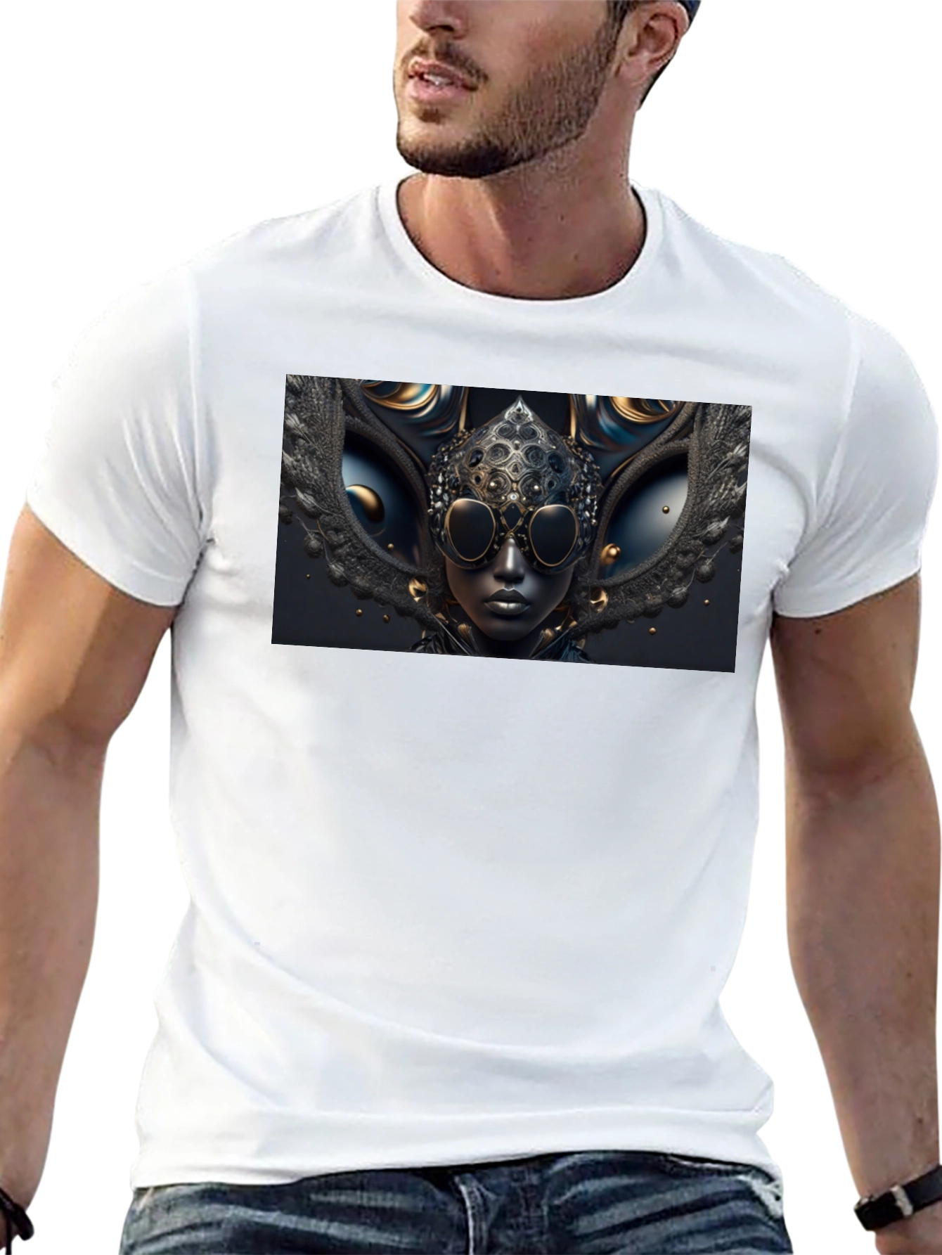 Steampunk Art Black T-Shirt