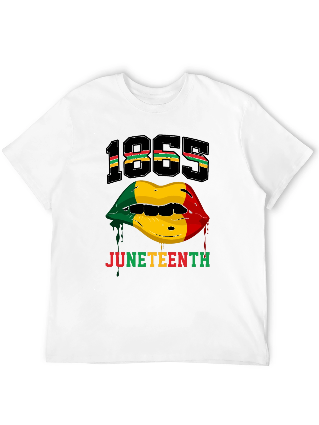 Juneteenth 1865 Lips Graphic T-Shirt