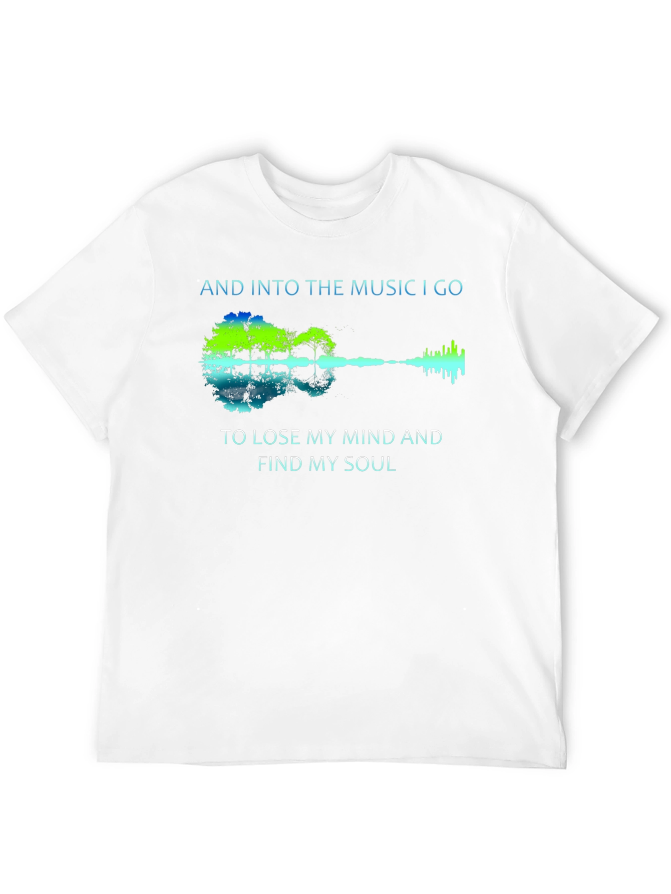 Music & Soul T-Shirt - Guitar Design Tee