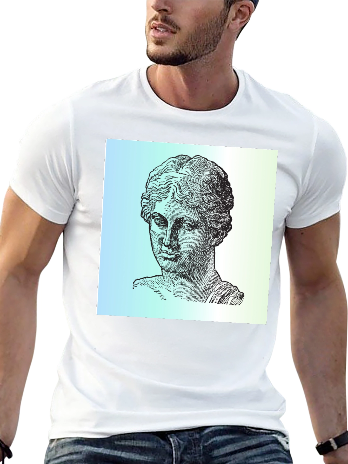 Classical Bust Graphic T-Shirt