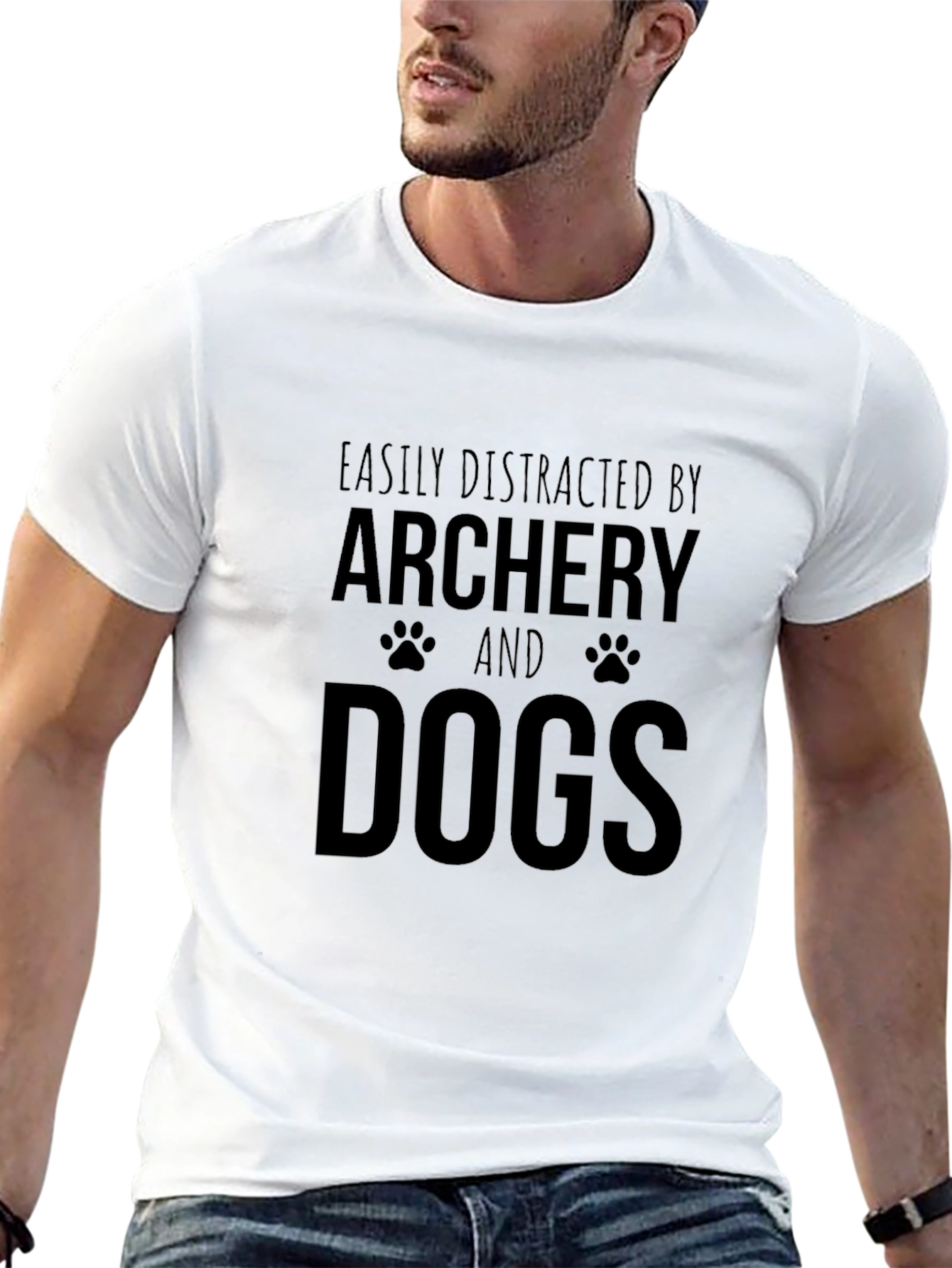 Archery & Dog Lovers Black T-Shirt