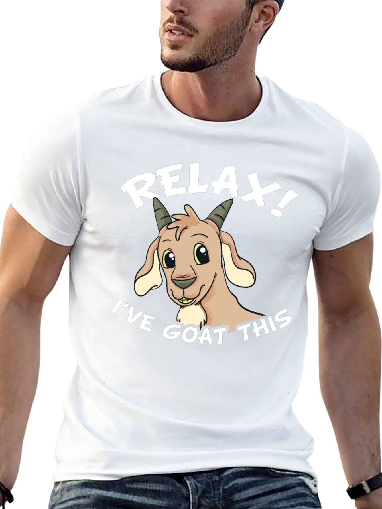 Relax! Ive Goat This Funny Black T-Shirt
