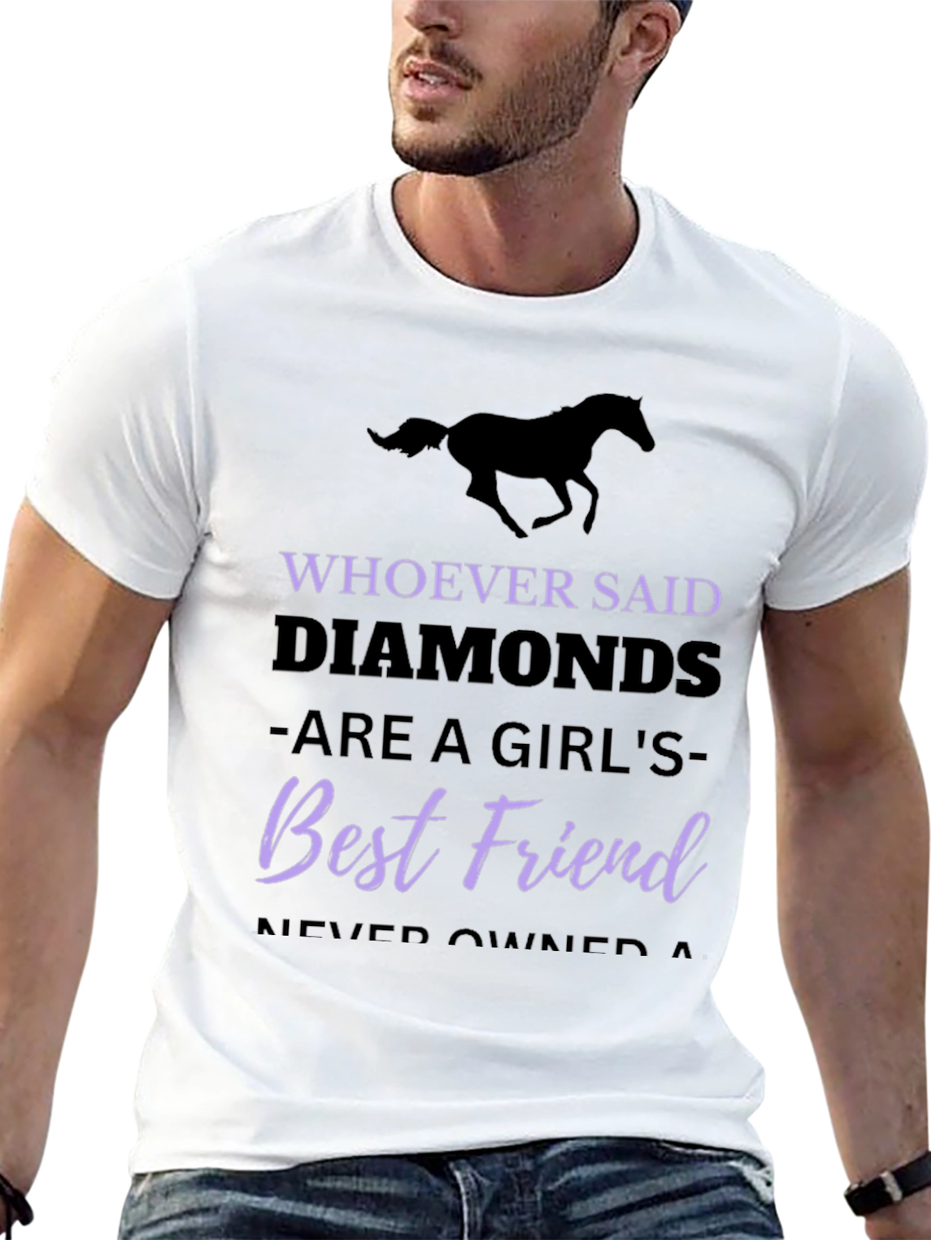 Horse Lover T-Shirt: Diamonds Best Friend