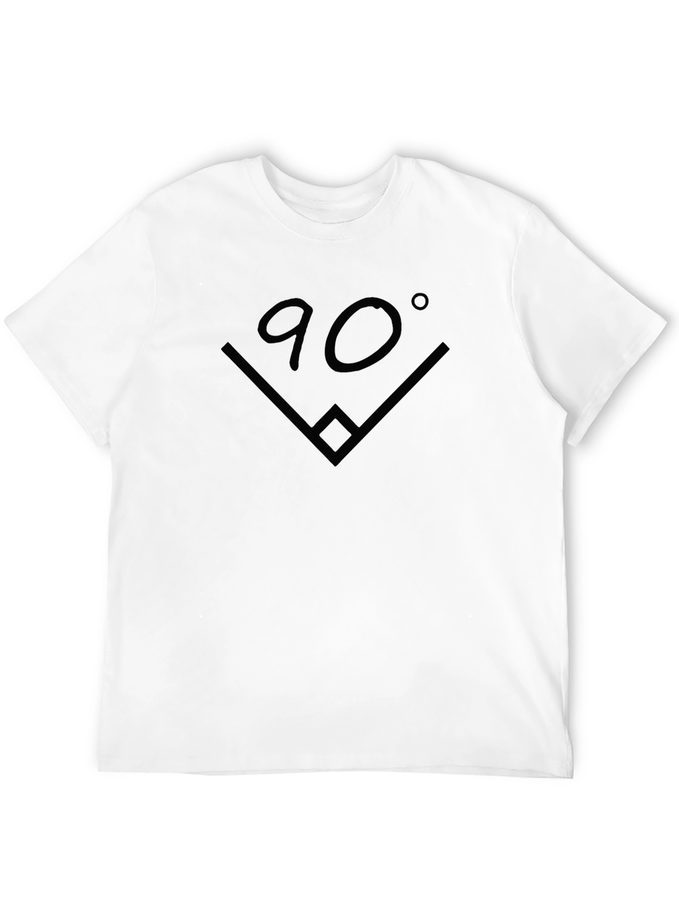 90 Degree Angle Graphic T-Shirt