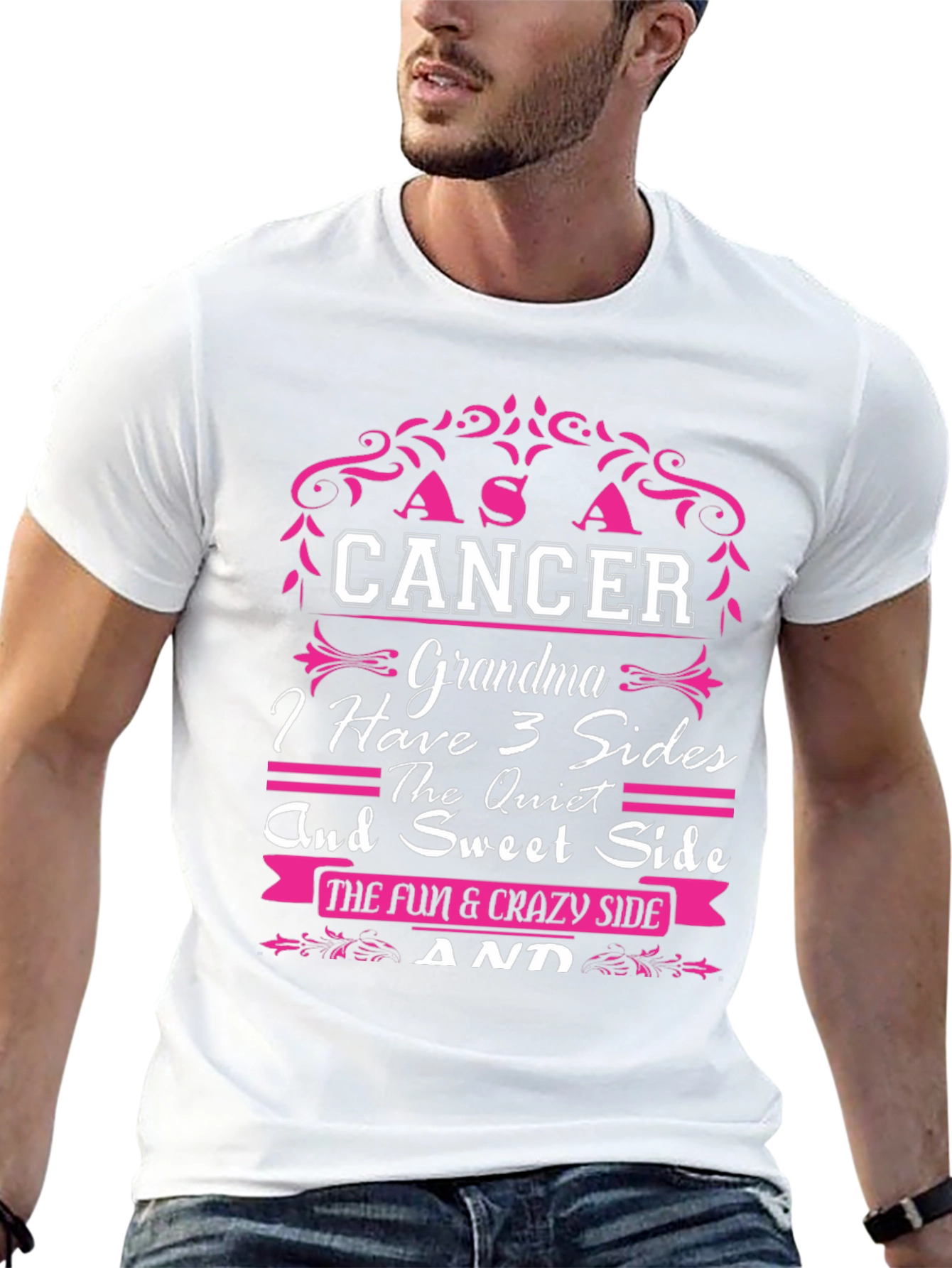 Cancer Grandma T-Shirt - 3 Sides