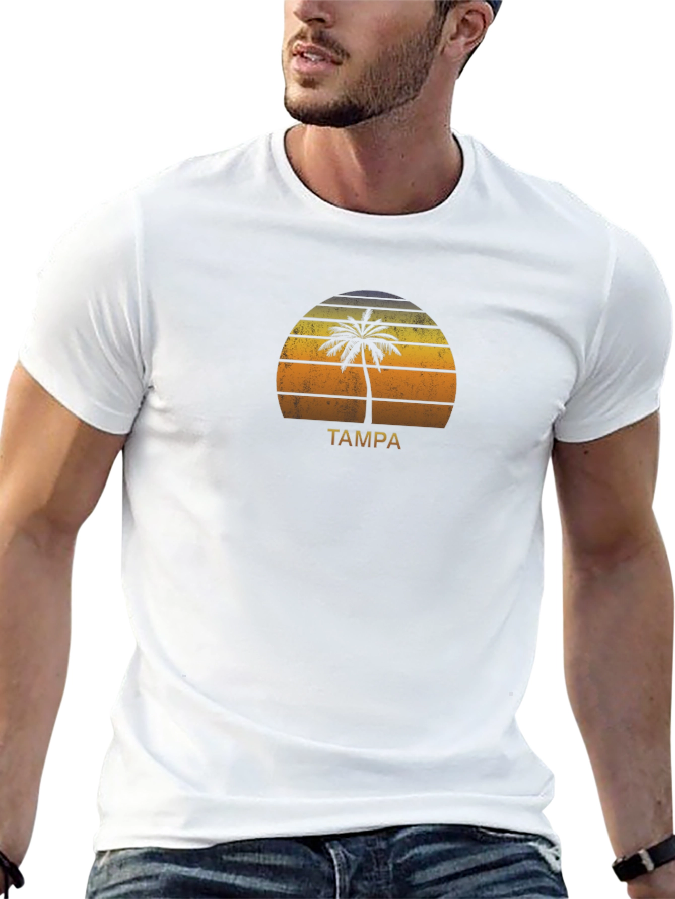 Retro Tampa Palm Tree T-Shirt