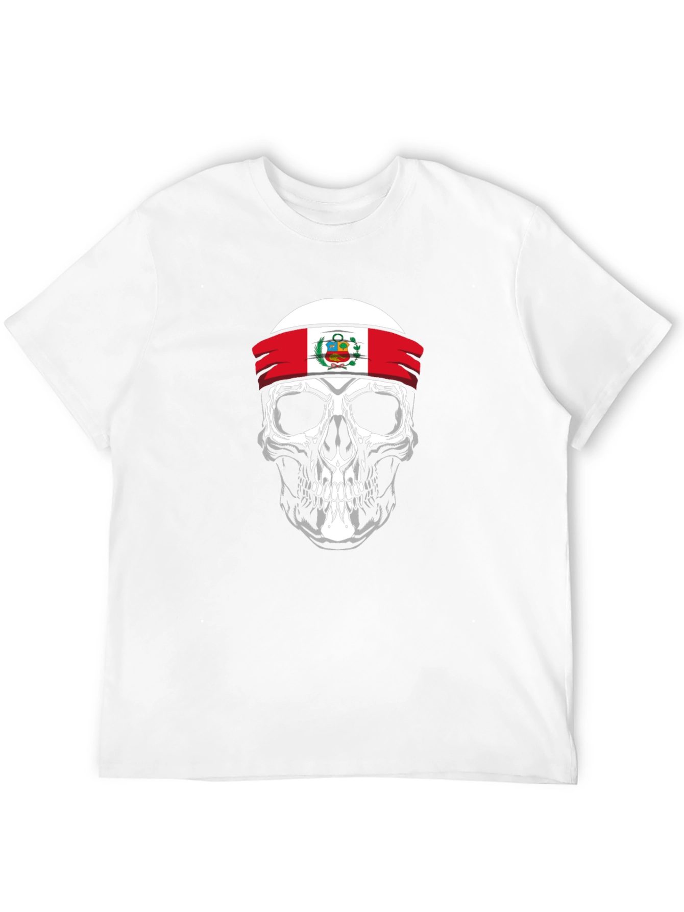 Peruvian Pride Skull Graphic Tee