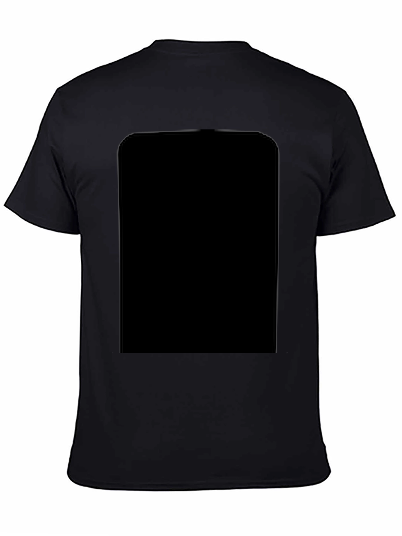 Mens Black Casual T-Shirt