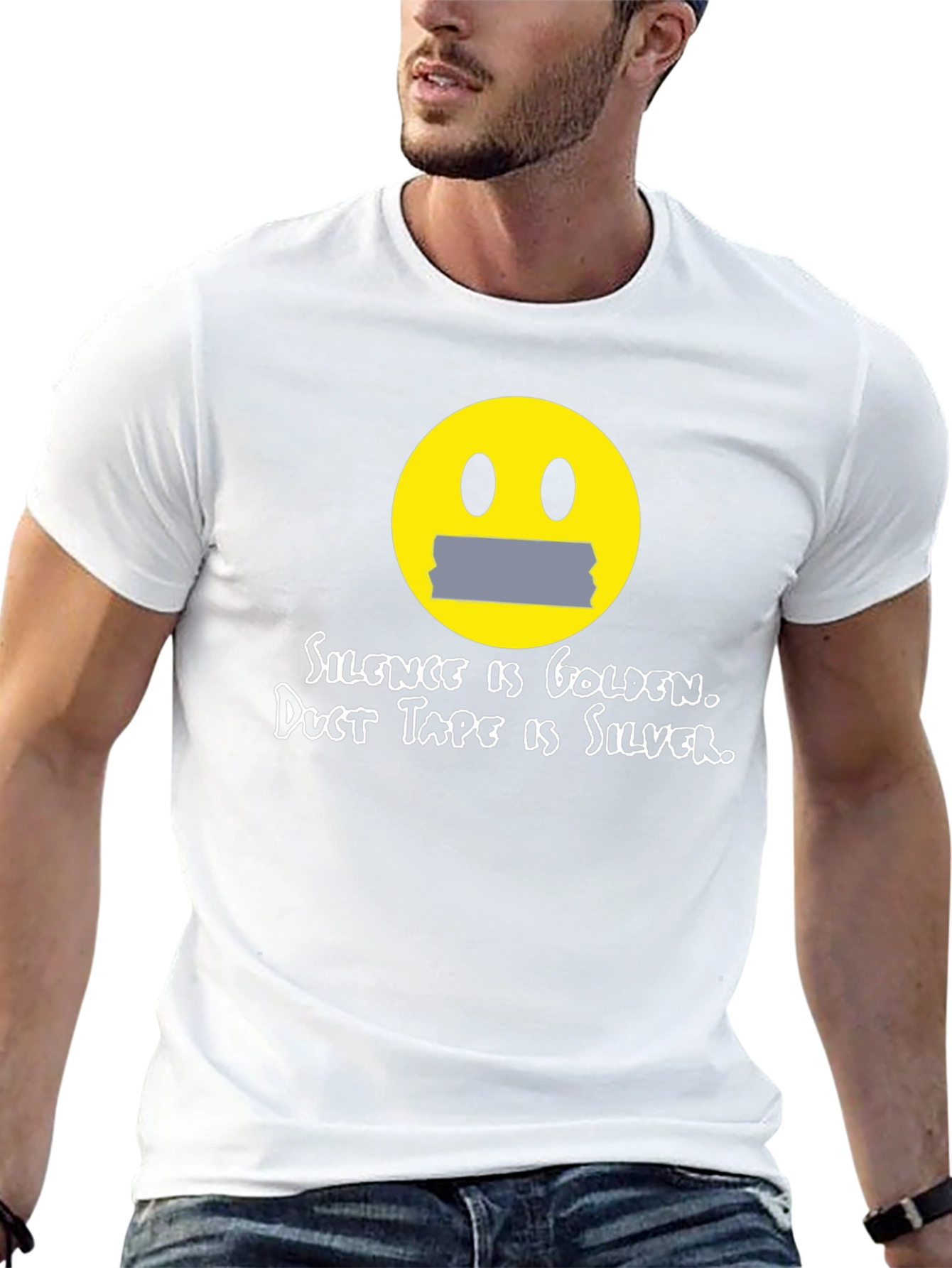 Silence is Golden Humor Graphic Tee