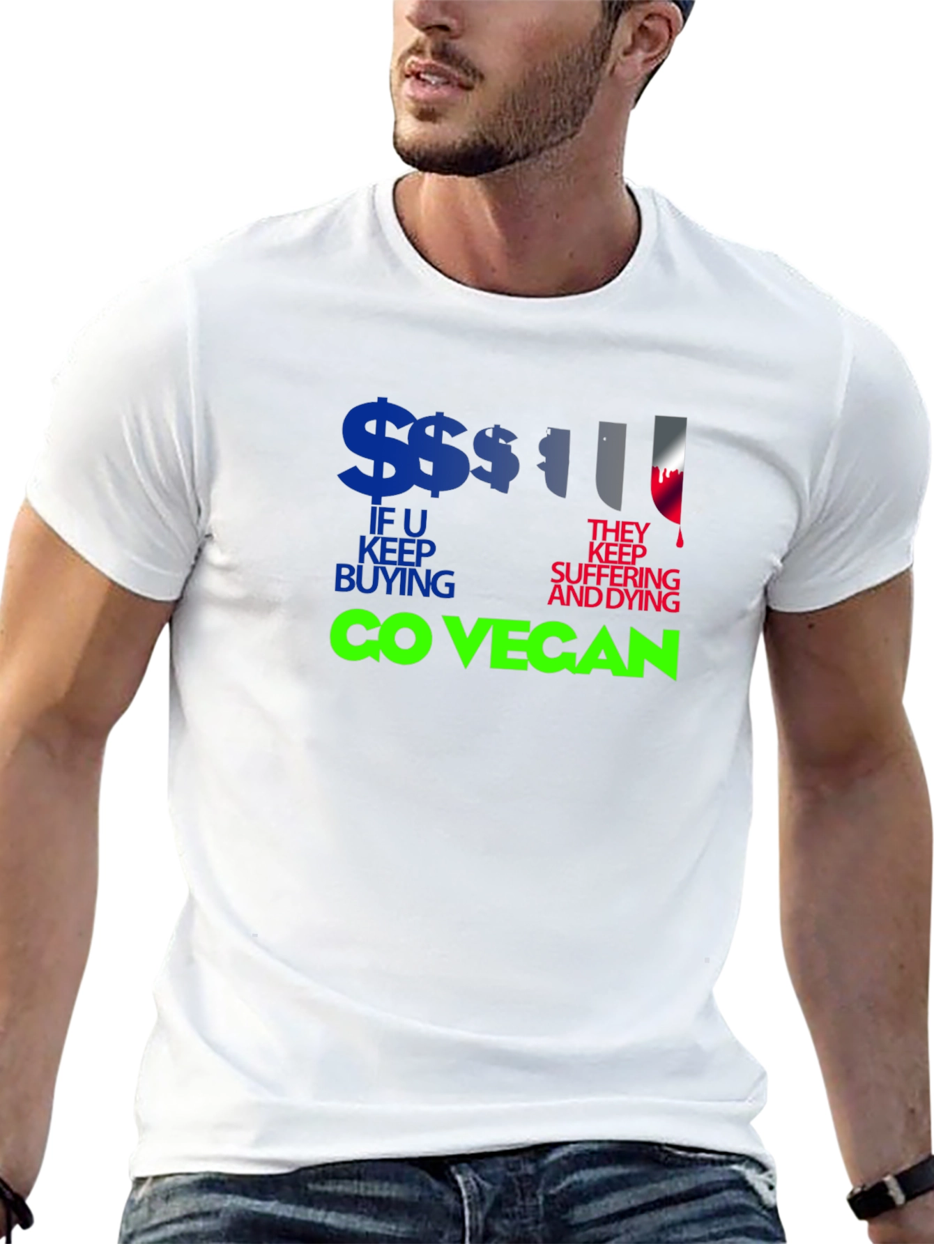 Go Vegan Graphic T-Shirt