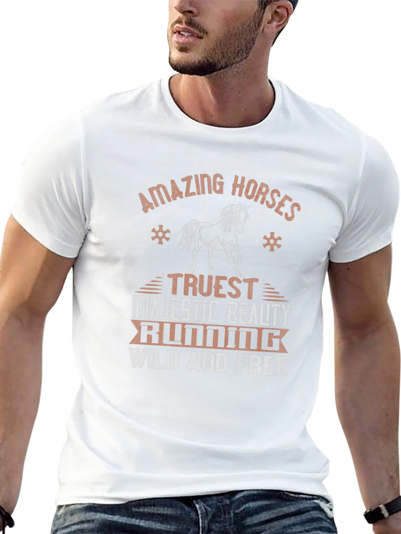 Amazing Horses Graphic Tee - Wild & Free