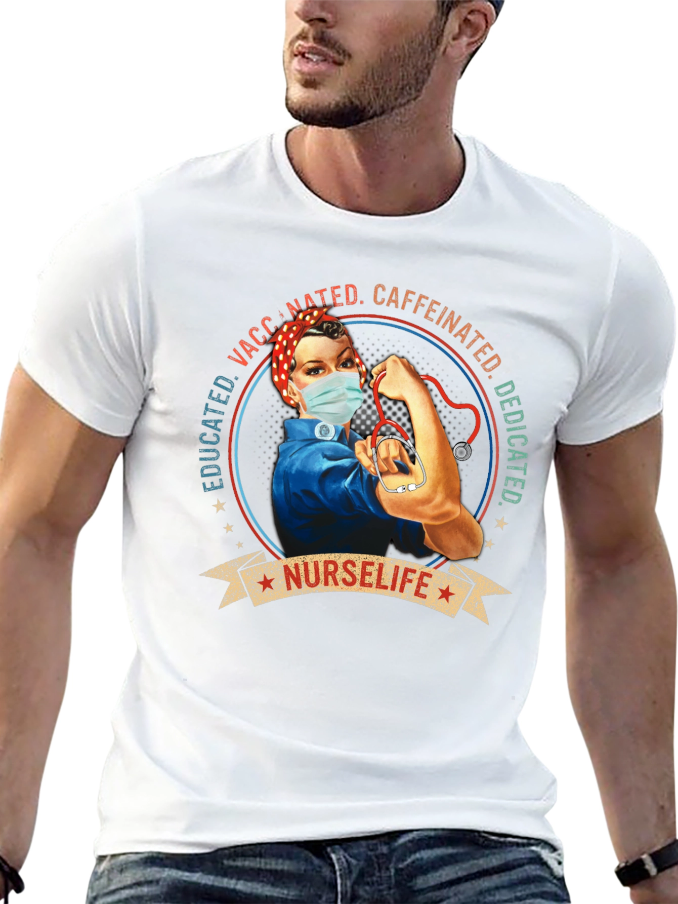 NurseLife Vaccinated Womens T-Shirt