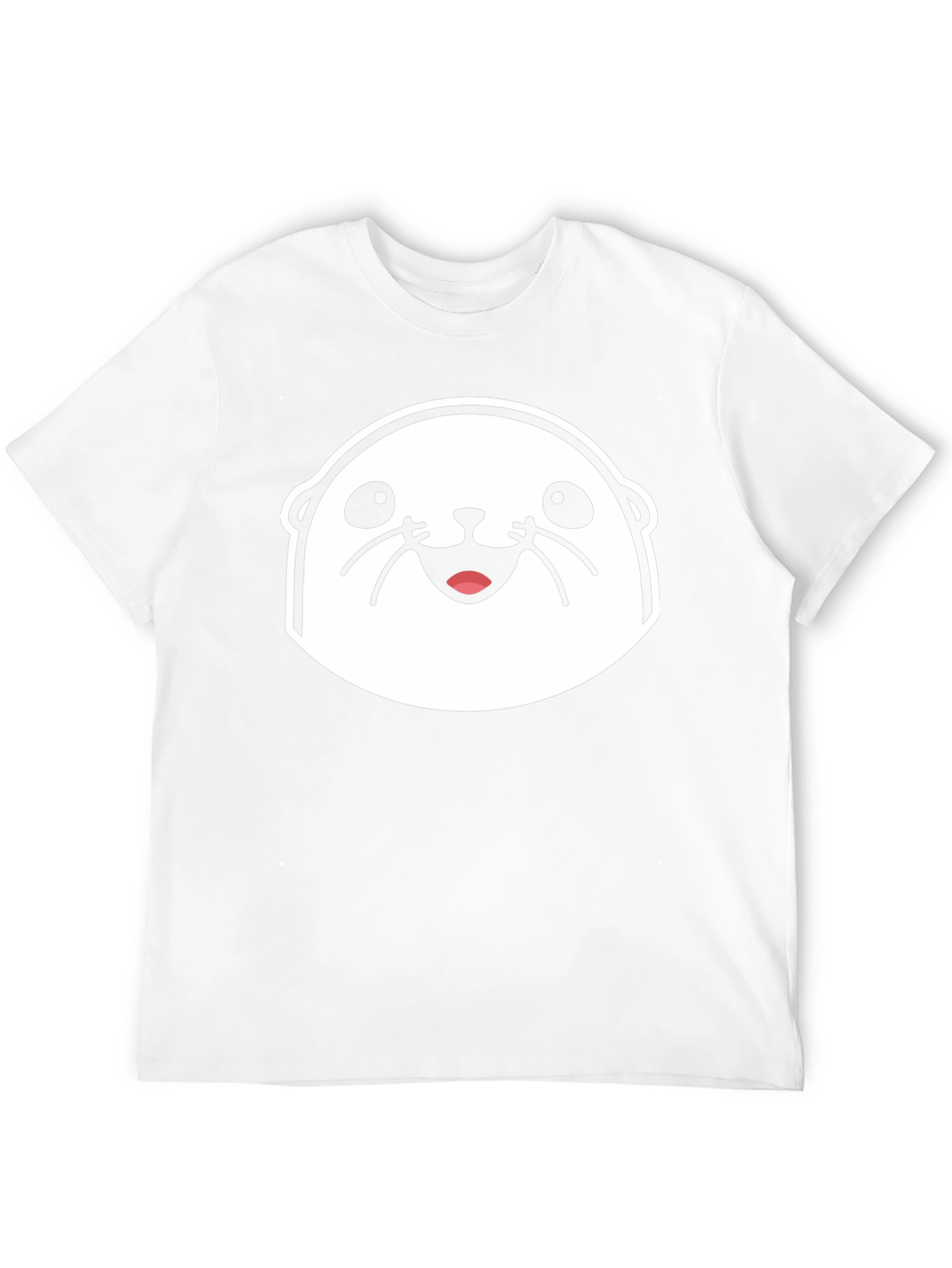 Cute Otter Graphic Black T-Shirt