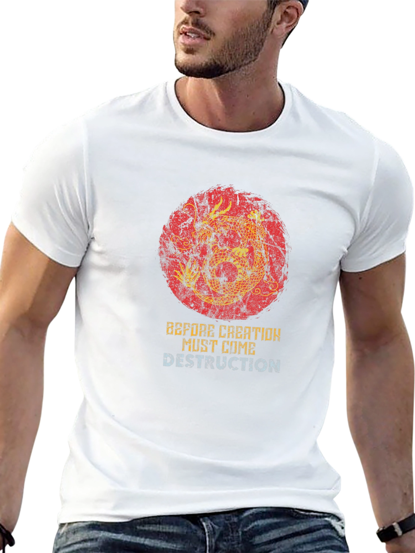 Dragon Destruction Graphic T-Shirt