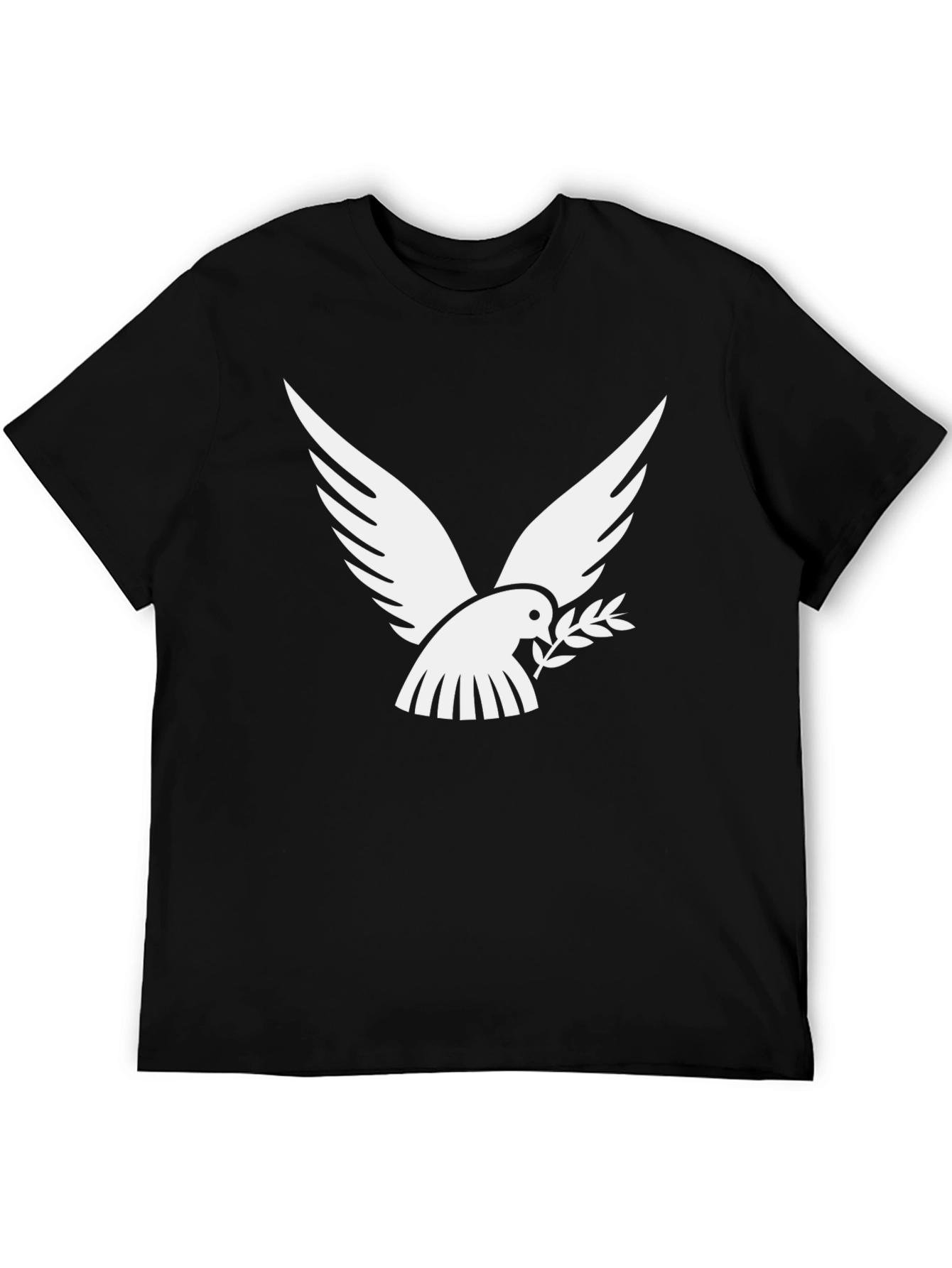 Peace Dove Graphic Tee - Black Unisex T-Shirt