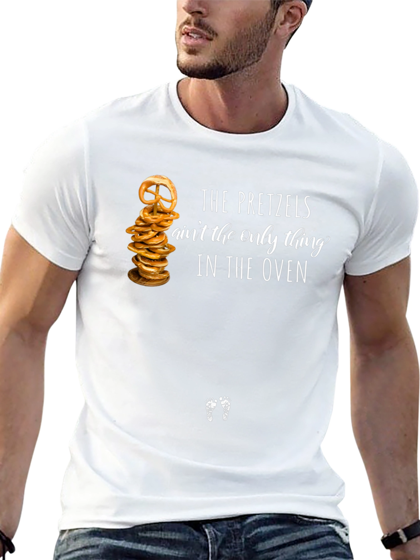 Funny Pregnancy Announcement Pretzel T-Shirt
