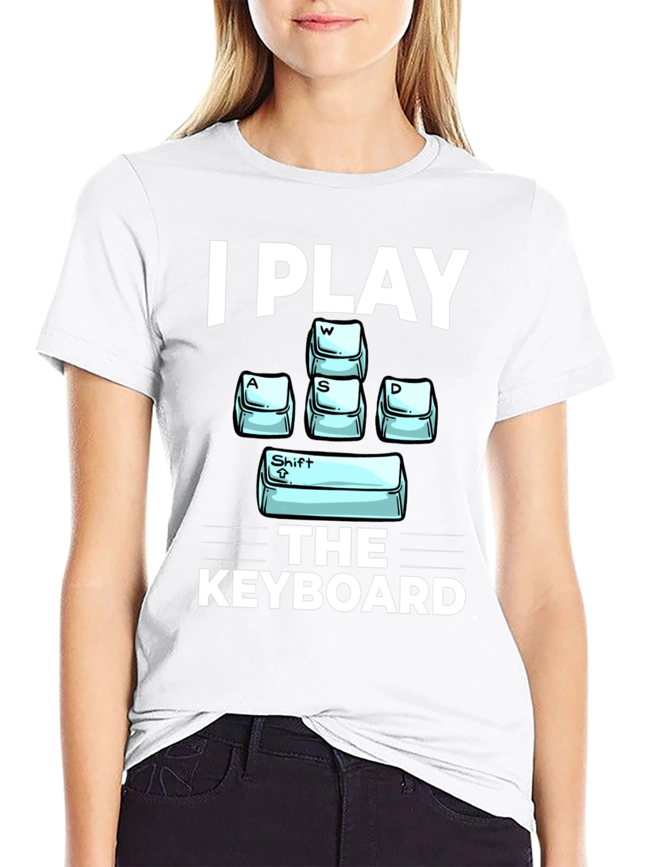 I Play the Keyboard Gamer T-Shirt